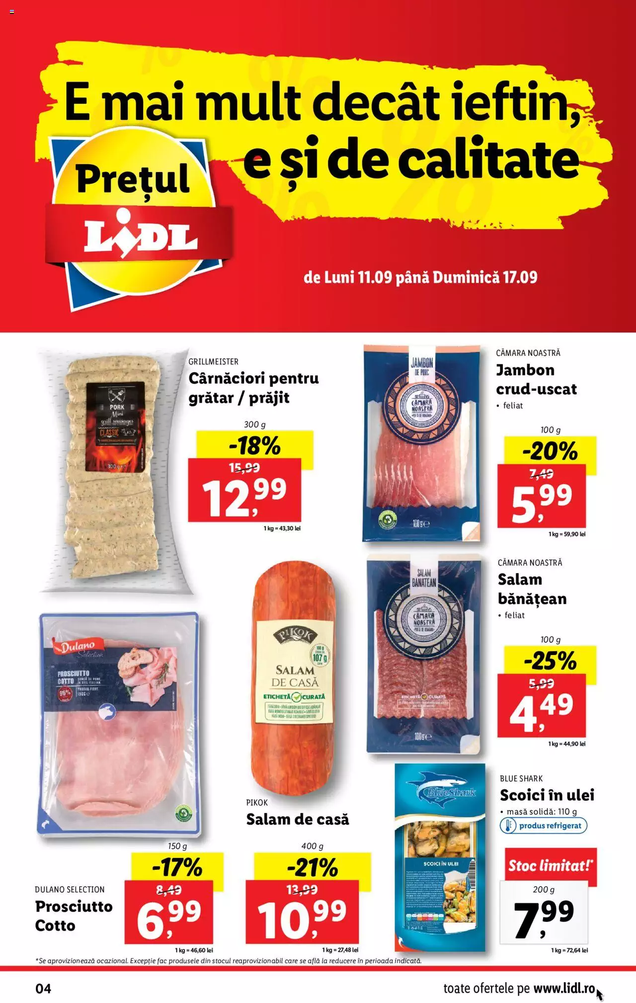 Oferte 11 17 Septembrie 2023 Catalog LIDL Katalog