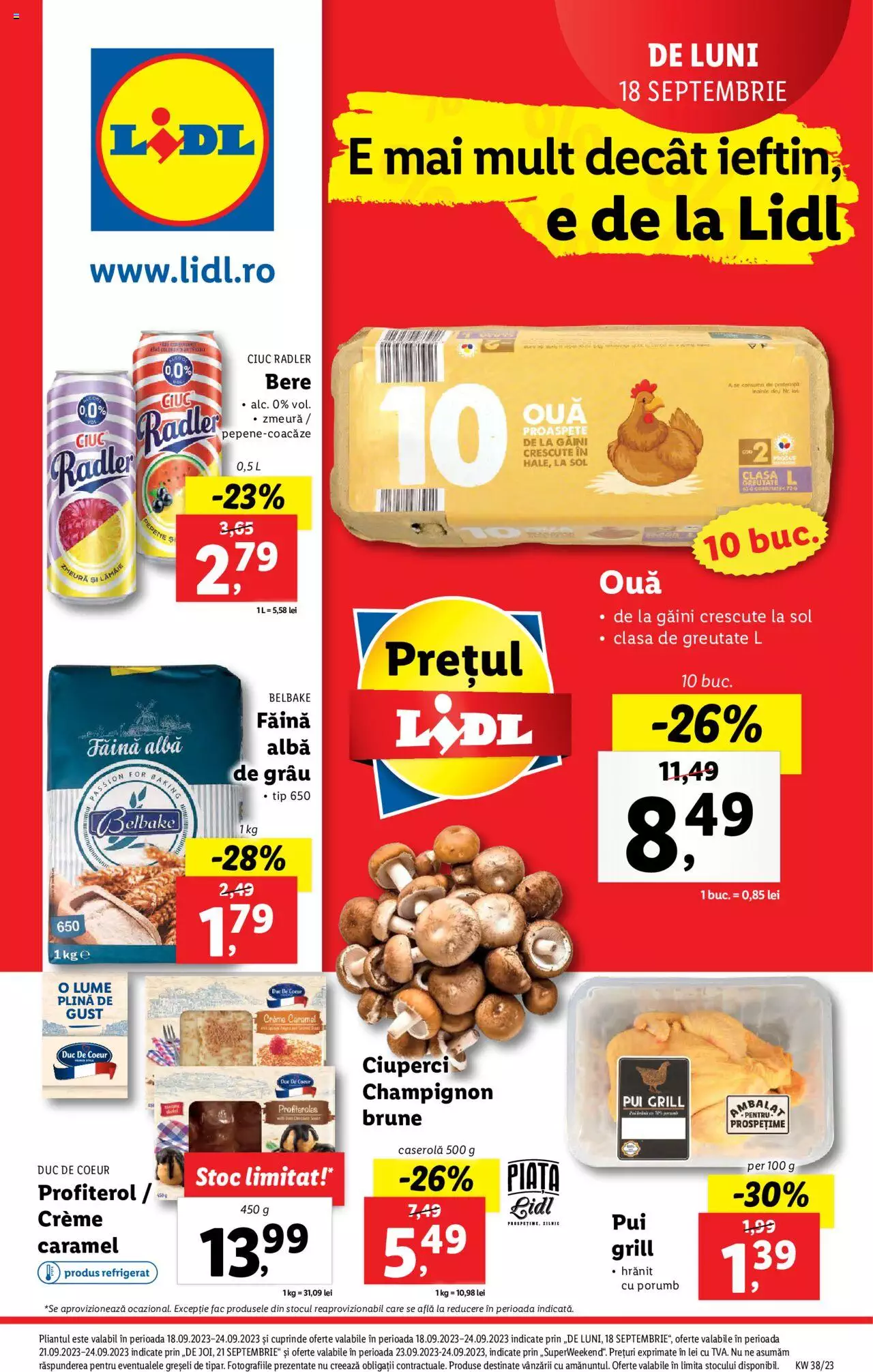 Catalog LIDL 18 - 24 Septembrie 2023 | Pagina 1