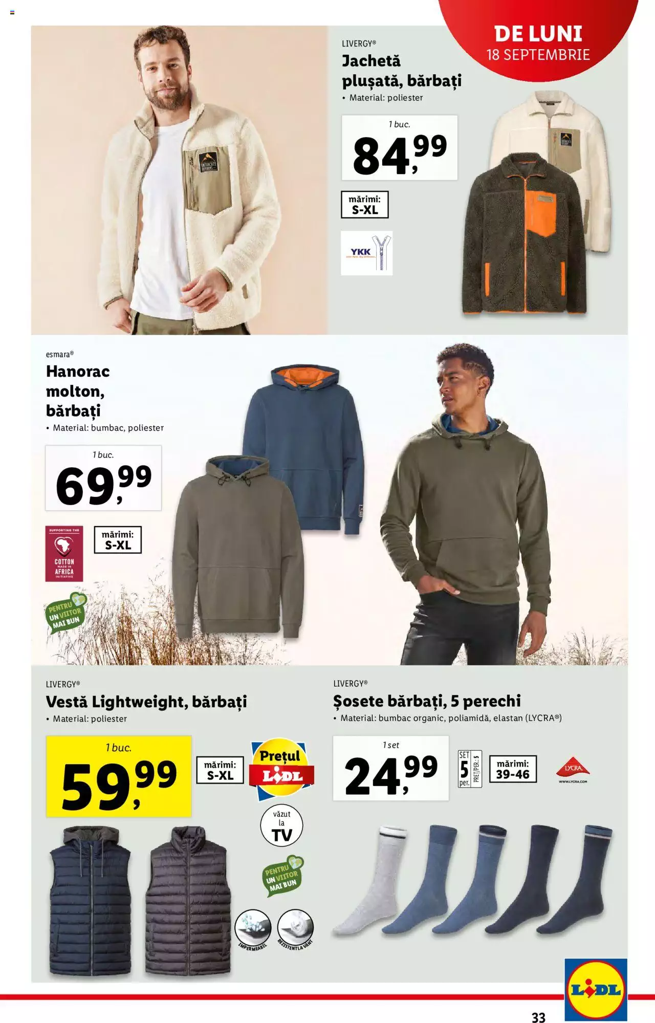 Catalog LIDL 18 - 24 Septembrie 2023 | Pagina 33