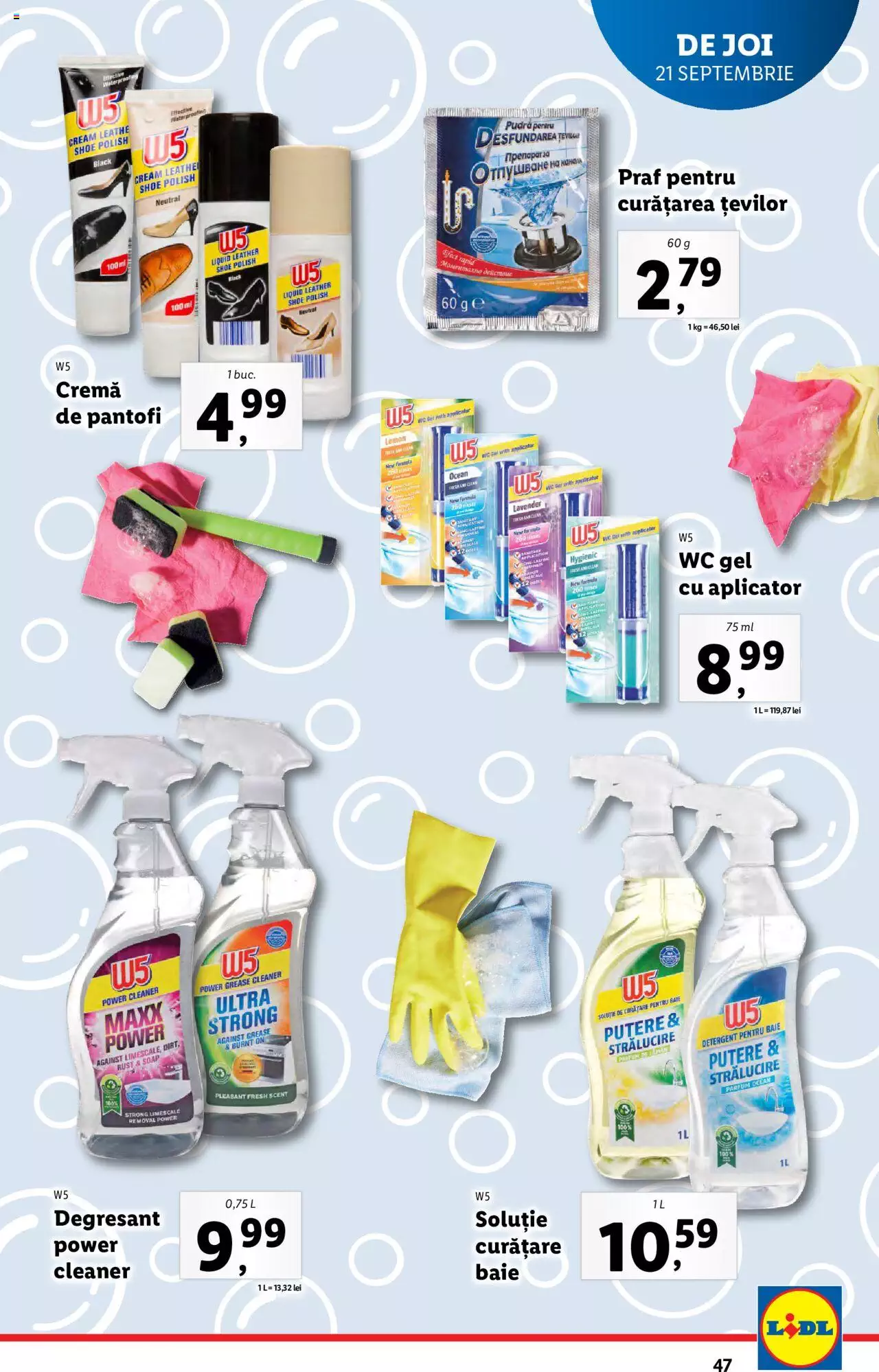 Catalog LIDL 18 - 24 Septembrie 2023 | Pagina 47