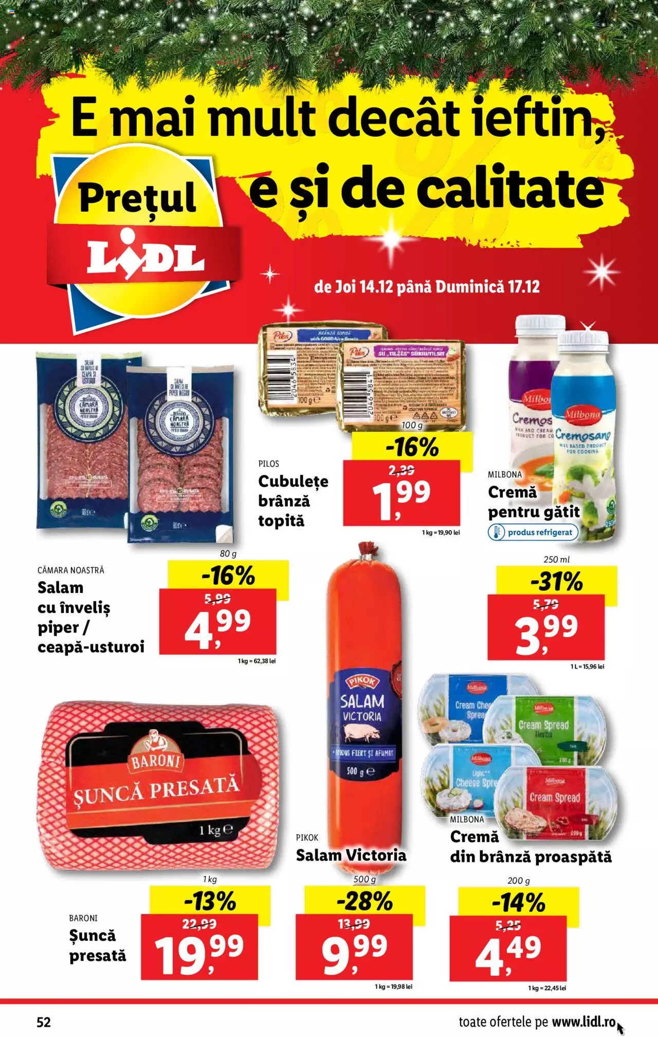 Catalog LIDL 11 - 17 Decembrie 2023 | Pagina 52