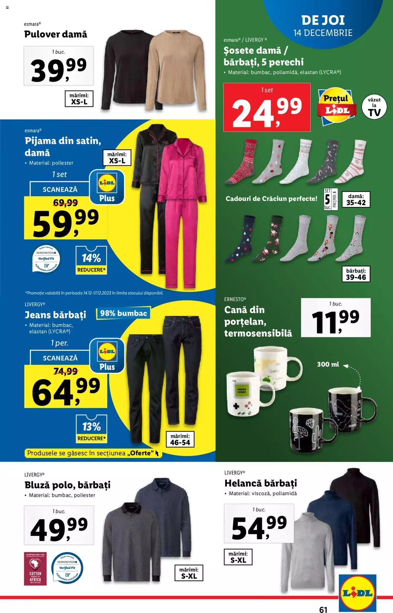 Catalog LIDL 11 - 17 Decembrie 2023 | Pagina 61