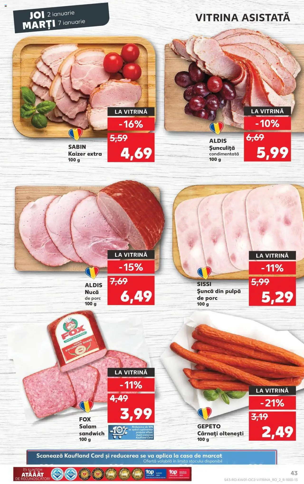 Catalog Kaufland 2 - 7 Ianuarie 2025 | Pagina 43