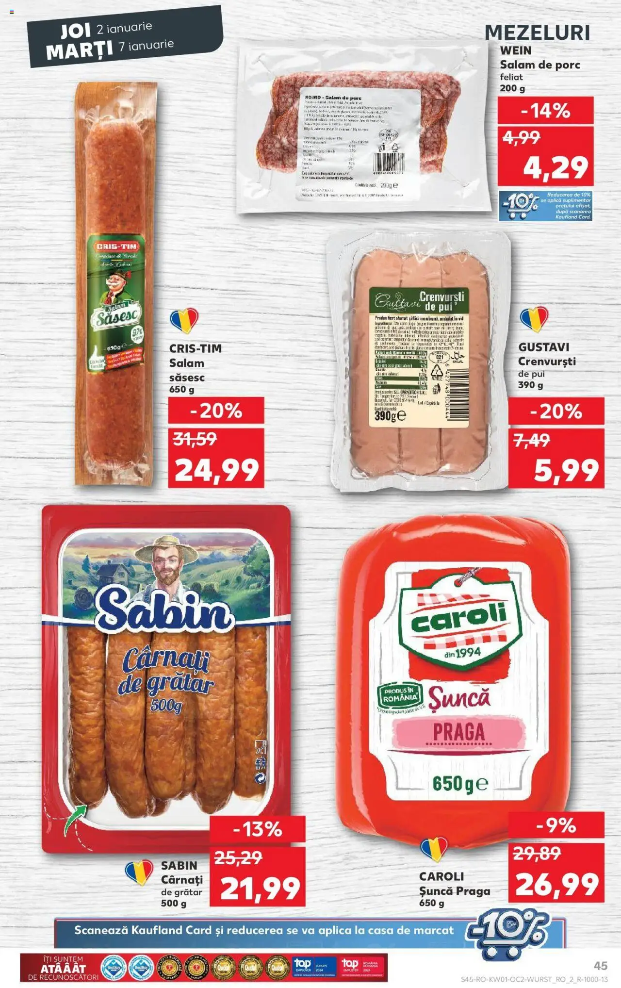 Catalog Kaufland 2 - 7 Ianuarie 2025 | Pagina 45