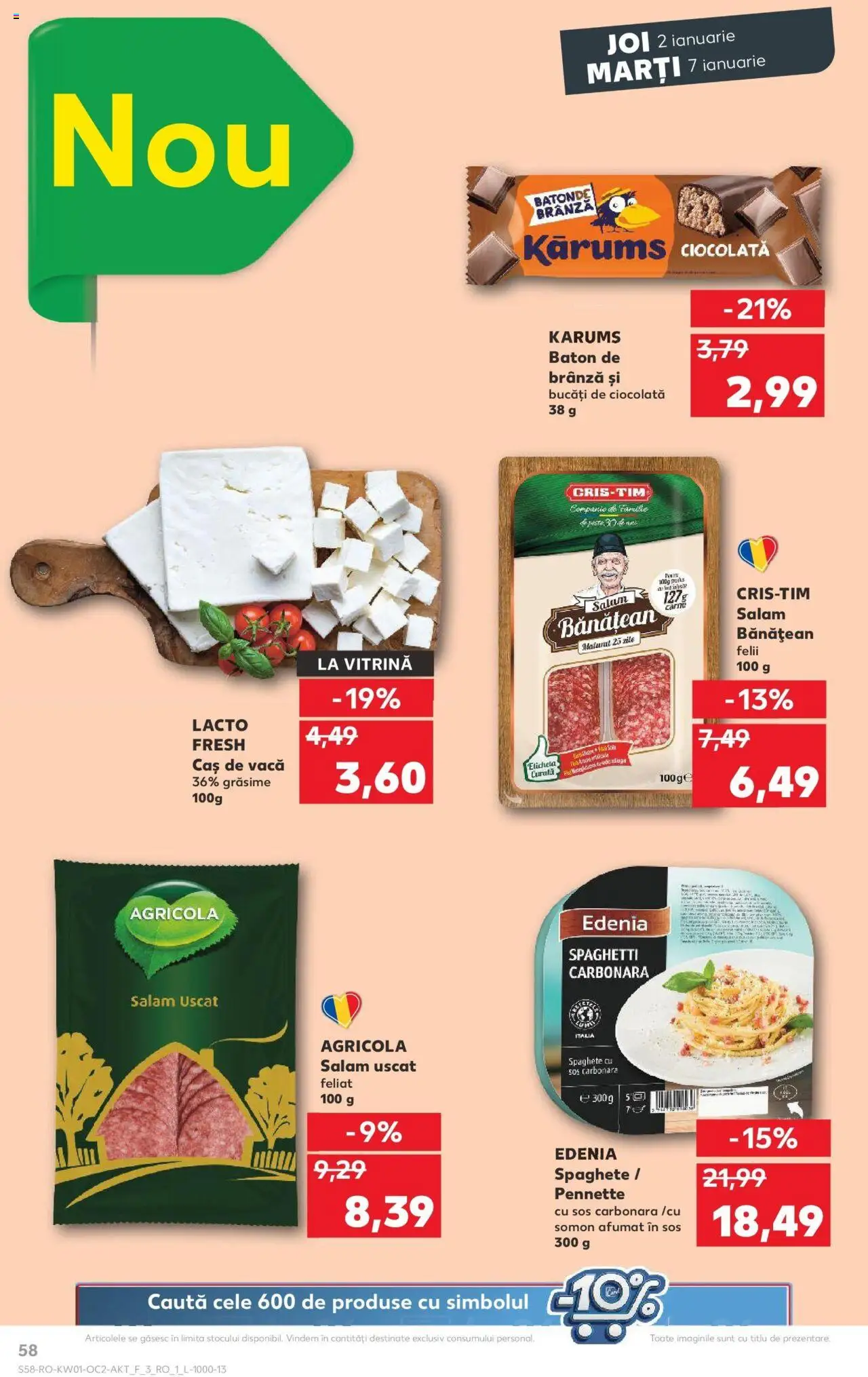 Catalog Kaufland 2 - 7 Ianuarie 2025 | Pagina 58