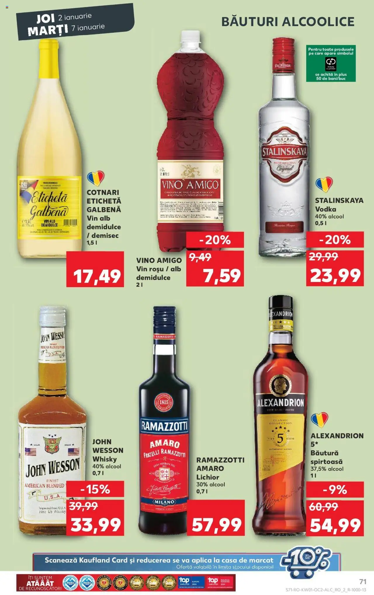 Catalog Kaufland 2 - 7 Ianuarie 2025 | Pagina 71