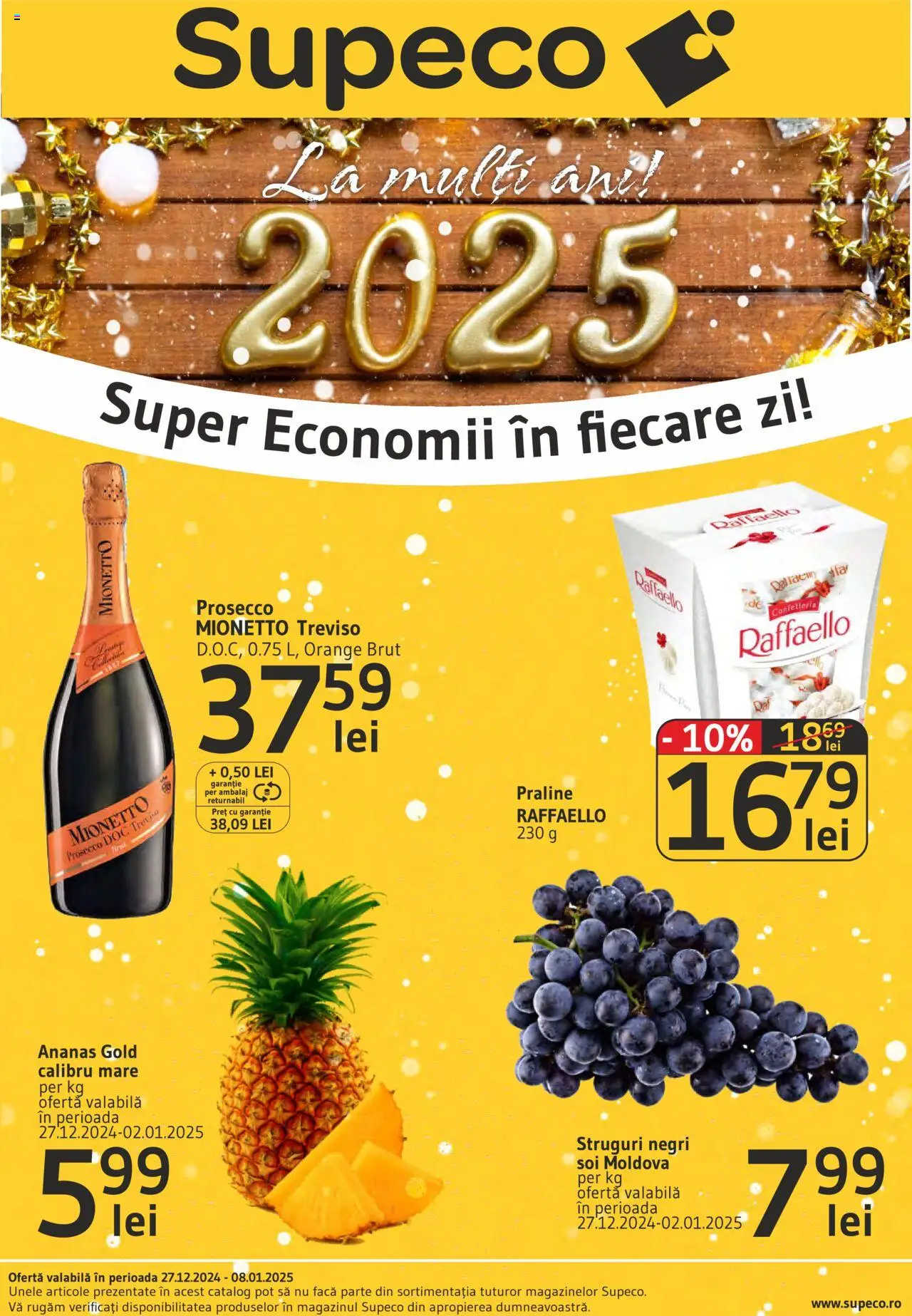 Catalog Supeco 27 Decembrie 2024 - 8 Ianuarie 2025 | Pagina 1