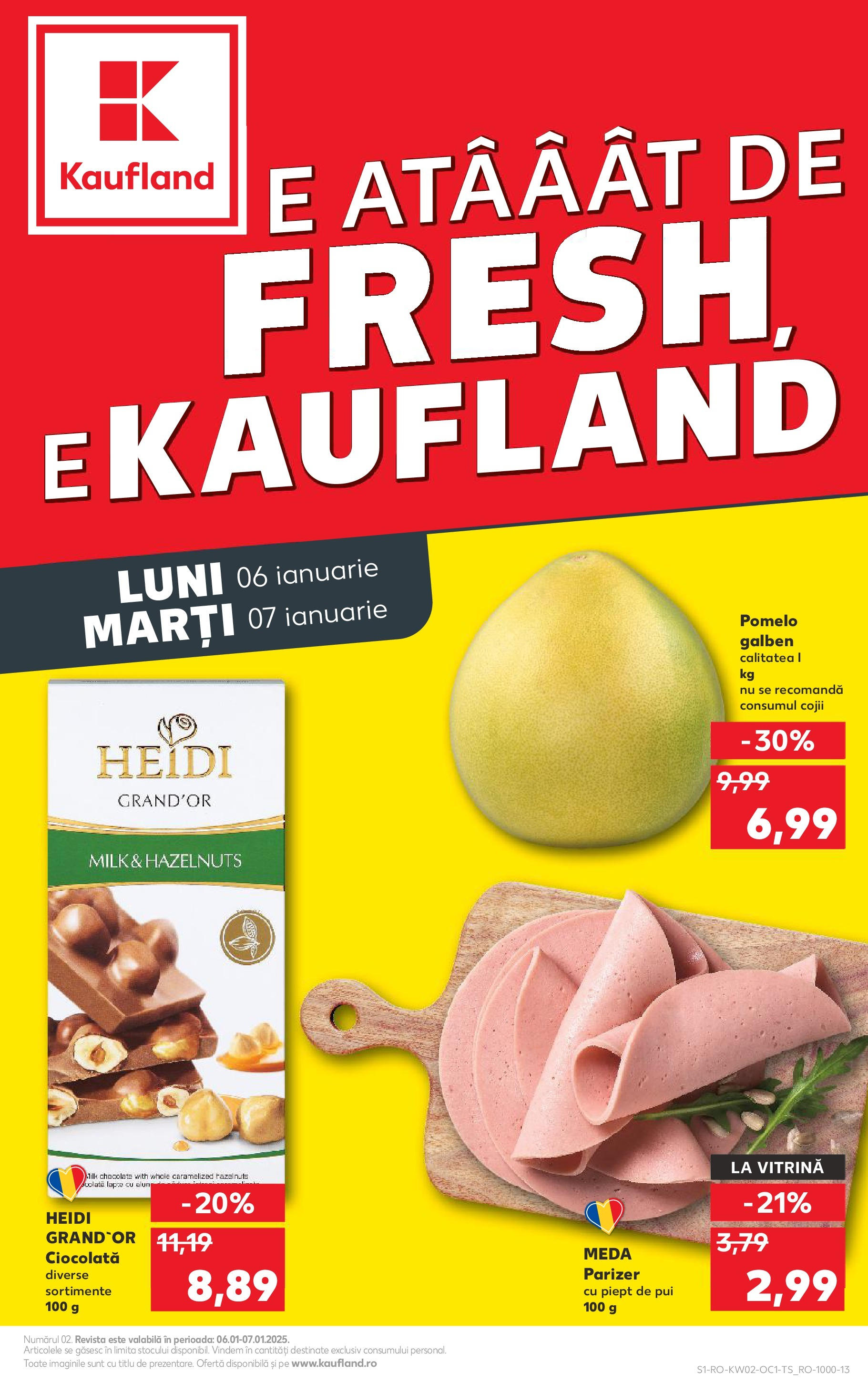 Catalog Kaufland 6 - 7 Ianuarie 2025 | Pagina 1