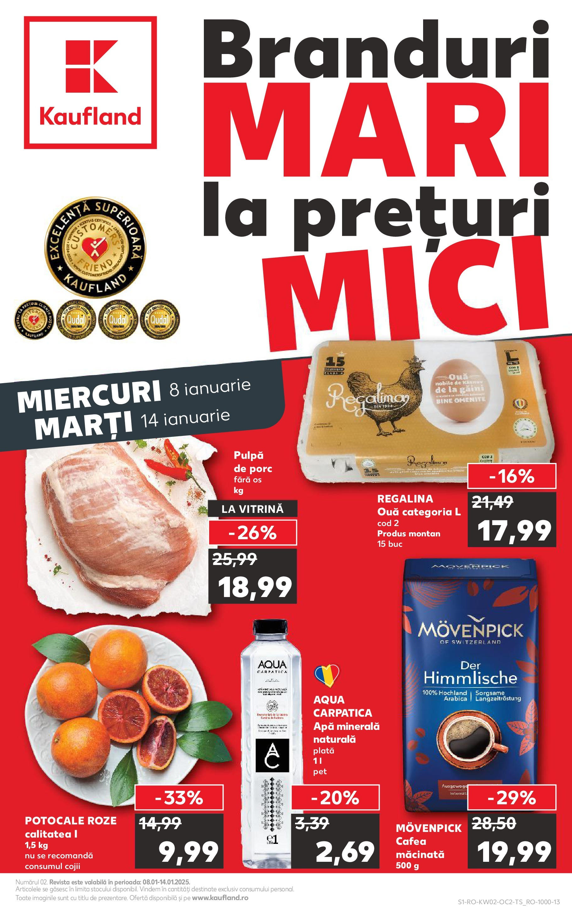 Catalog Kaufland 8 - 14 Ianuarie 2025 | Pagina 1