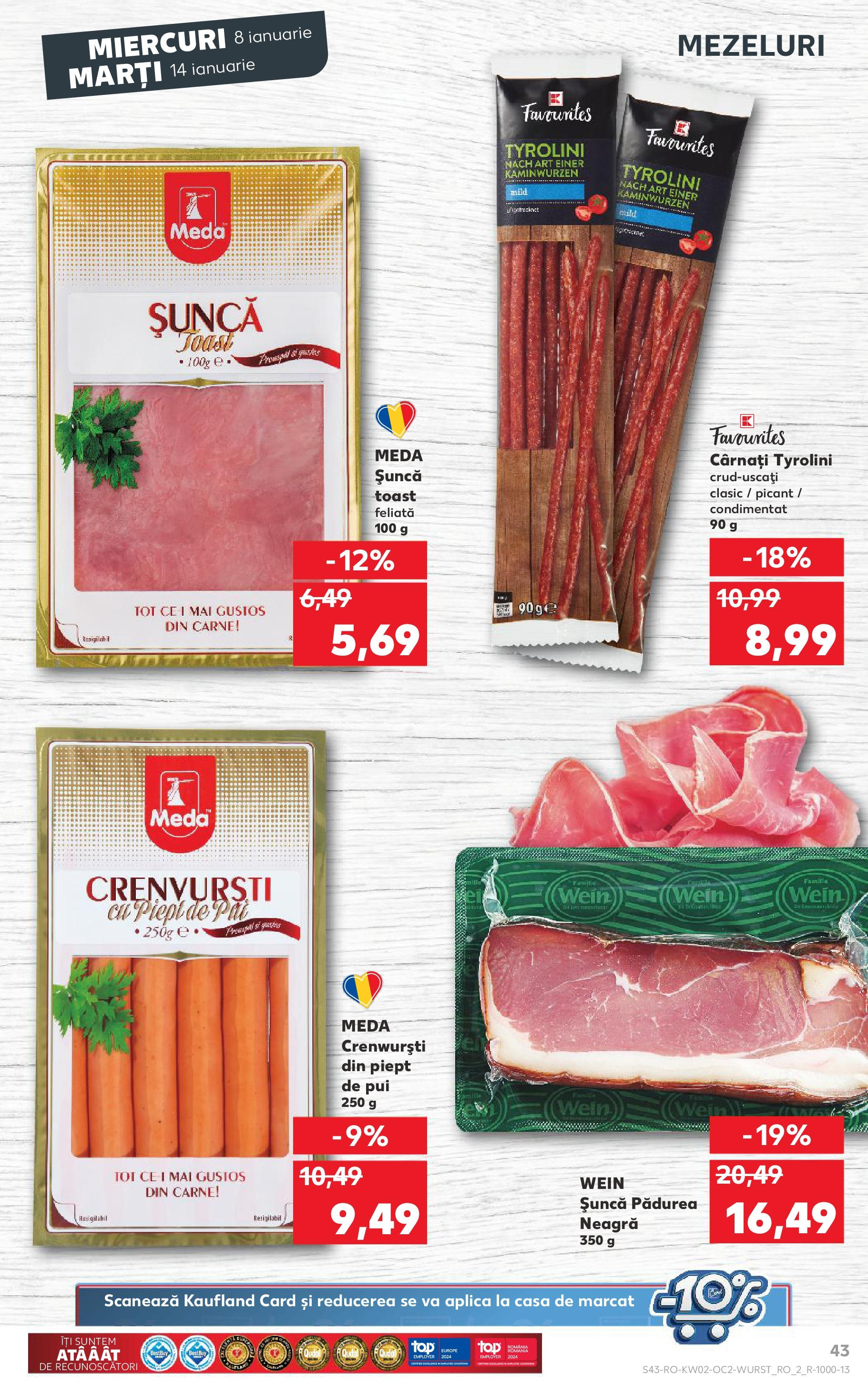 Catalog Kaufland 8 - 14 Ianuarie 2025 | Pagina 43