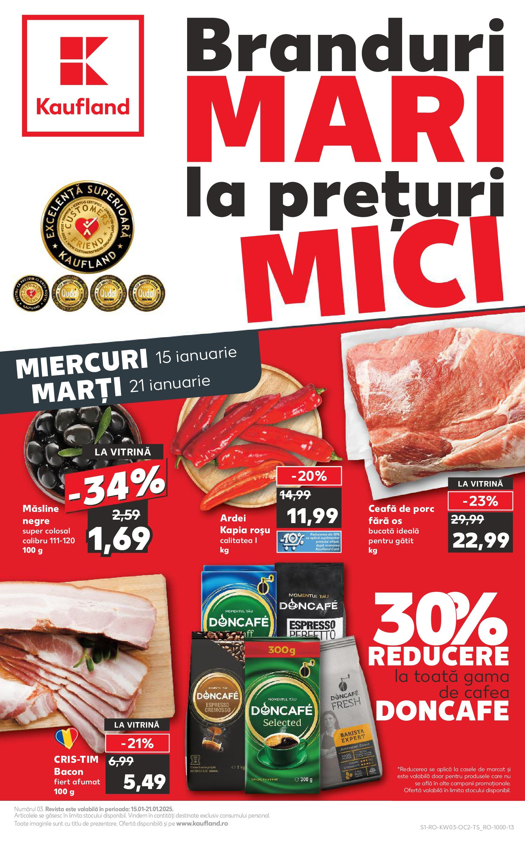 Catalog Kaufland 15 - 21 Ianuarie 2025 | Pagina 1