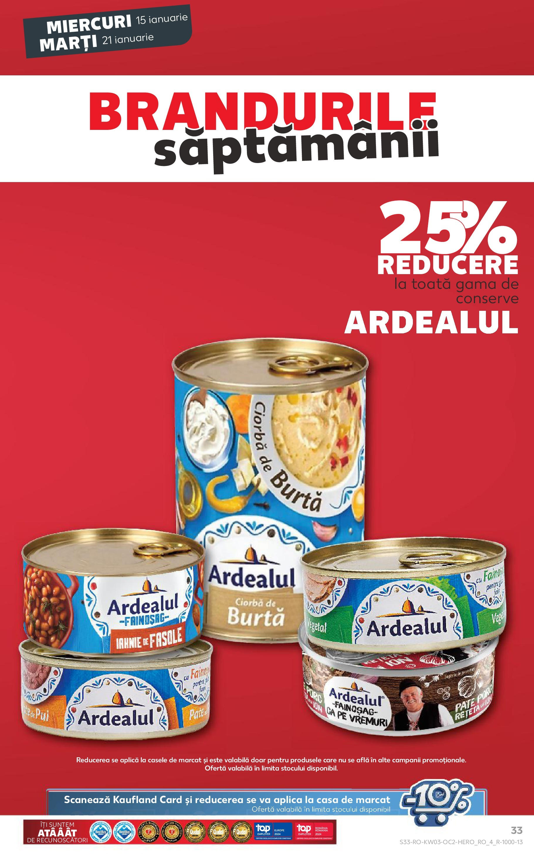 Catalog Kaufland 15 - 21 Ianuarie 2025 | Pagina 33