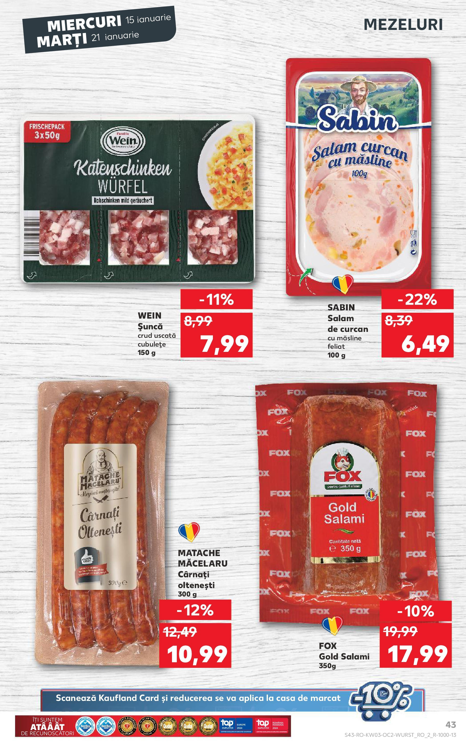 Catalog Kaufland 15 - 21 Ianuarie 2025 | Pagina 43