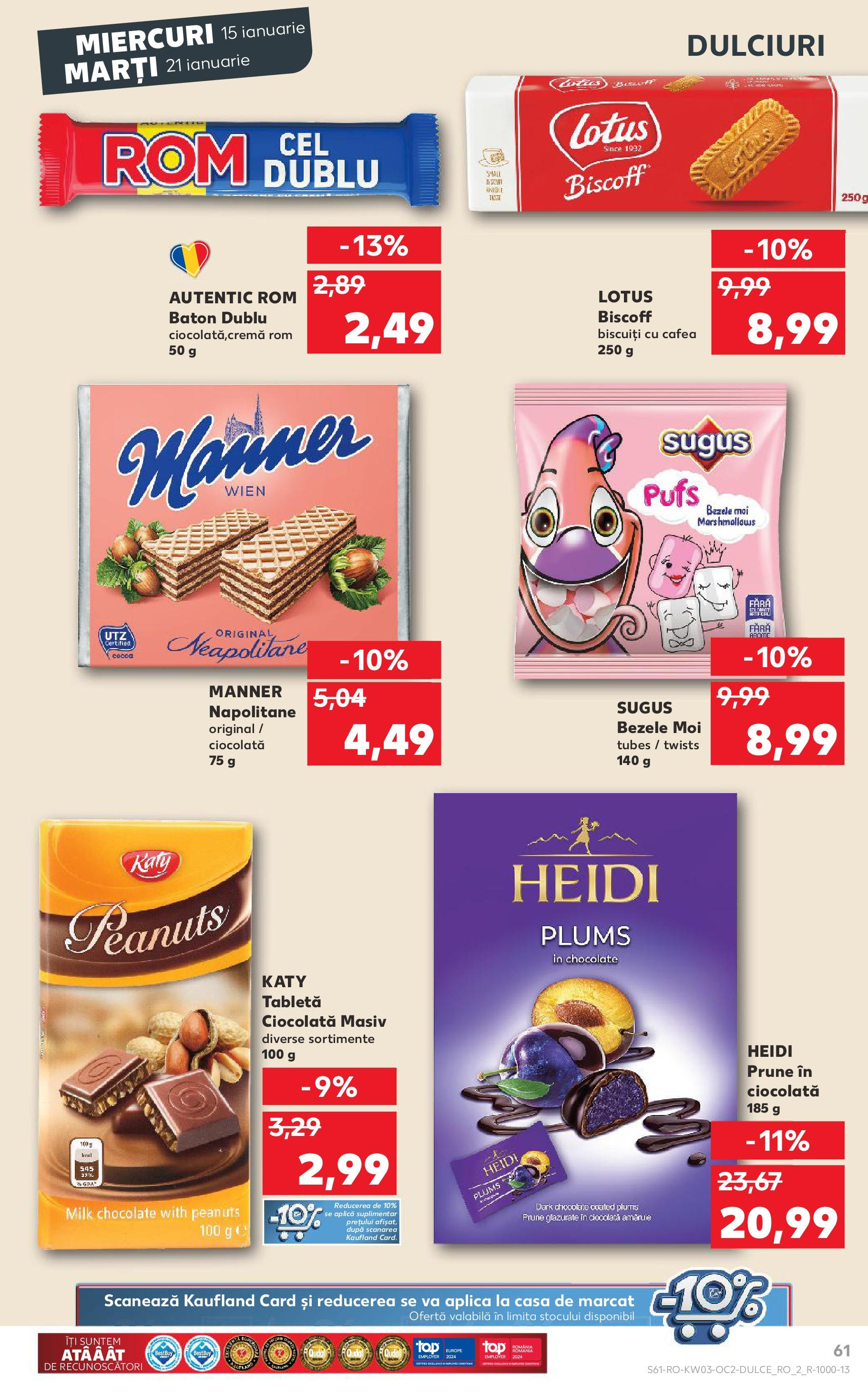 Catalog Kaufland 15 - 21 Ianuarie 2025 | Pagina 61