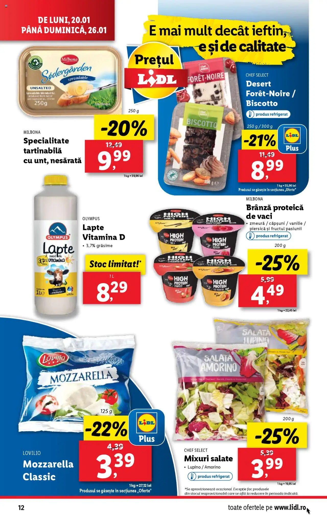 Catalog LIDL 20 - 26 Ianuarie 2025 | Pagina 12