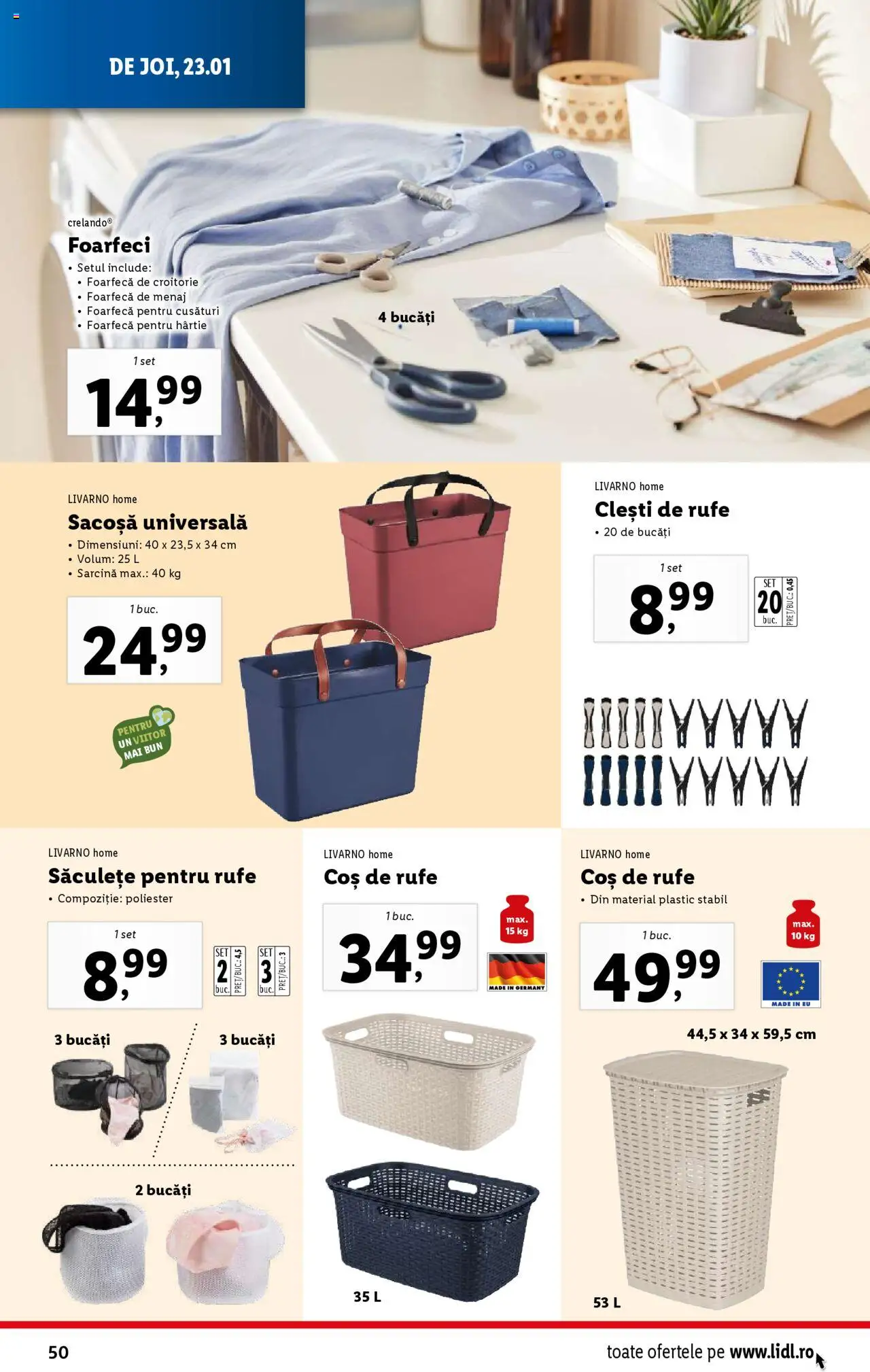 Catalog LIDL 20 - 26 Ianuarie 2025 | Pagina 50