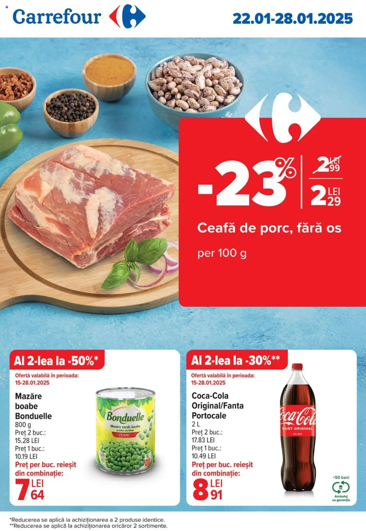 Catalog Carrefour 22 - 28 Ianuarie 2025 | Pagina 1