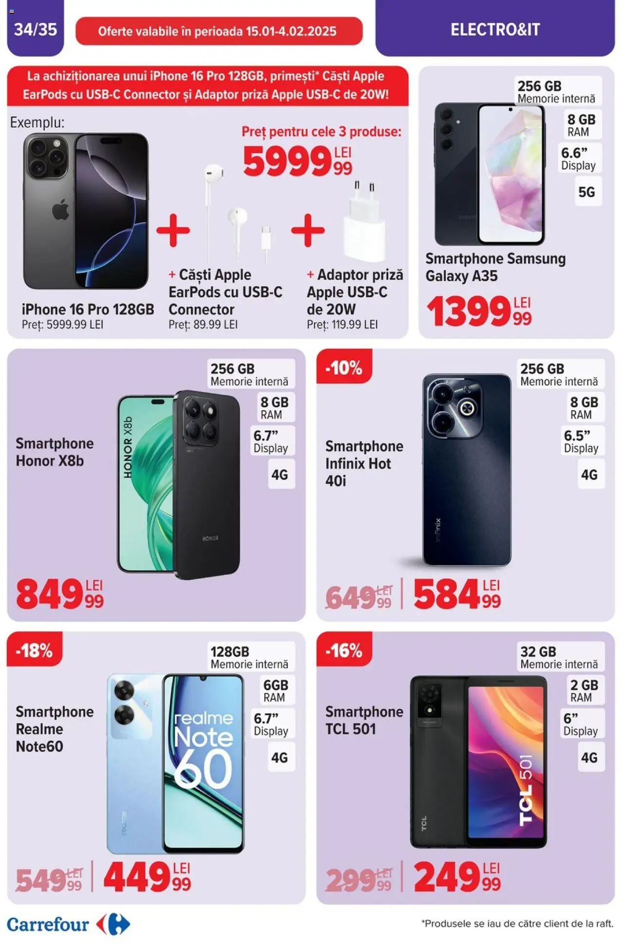 Catalog Carrefour 22 - 28 Ianuarie 2025 | Pagina 34