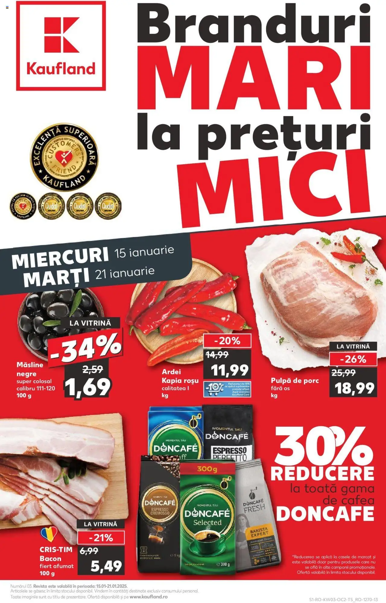 Catalog Kaufland 15 - 21 Ianuarie 2025 | Pagina 1