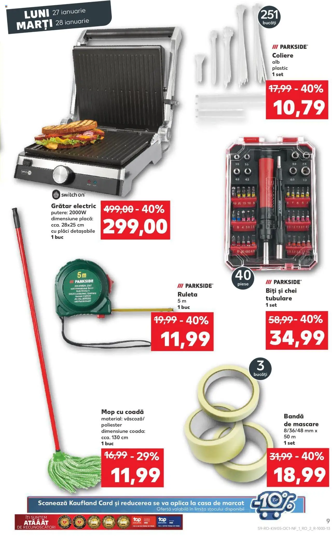 Catalog Kaufland 27 - 28 Ianuarie 2025 | Pagina 9 | Produse: Mop, Grătar