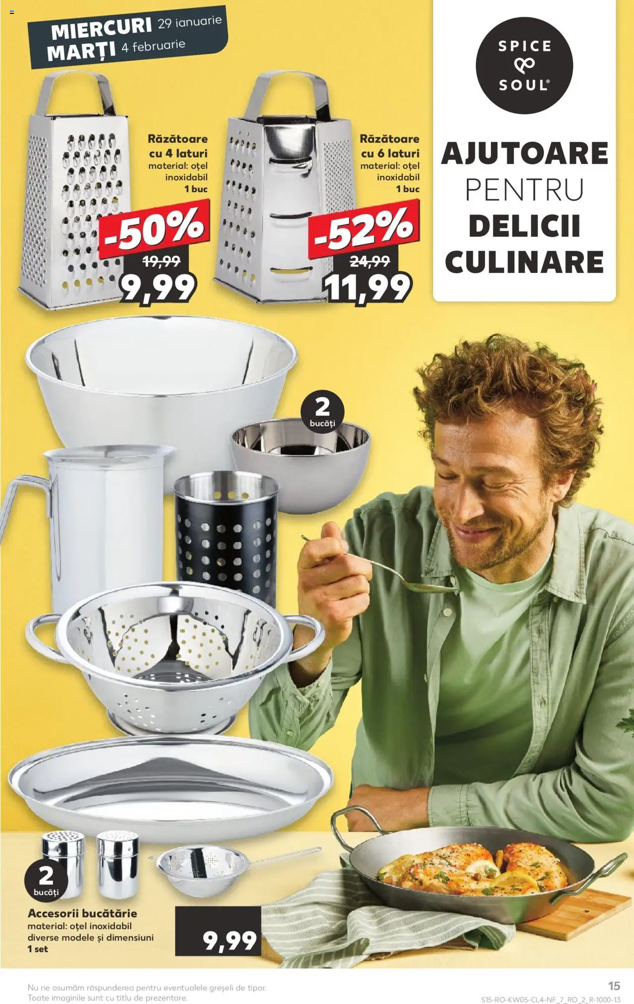 Catalog Kaufland 29 Ianuarie - 4 Februarie 2025 | Pagina 15 | Produse: Accesorii bucătărie, Răzătoare, Bucătărie