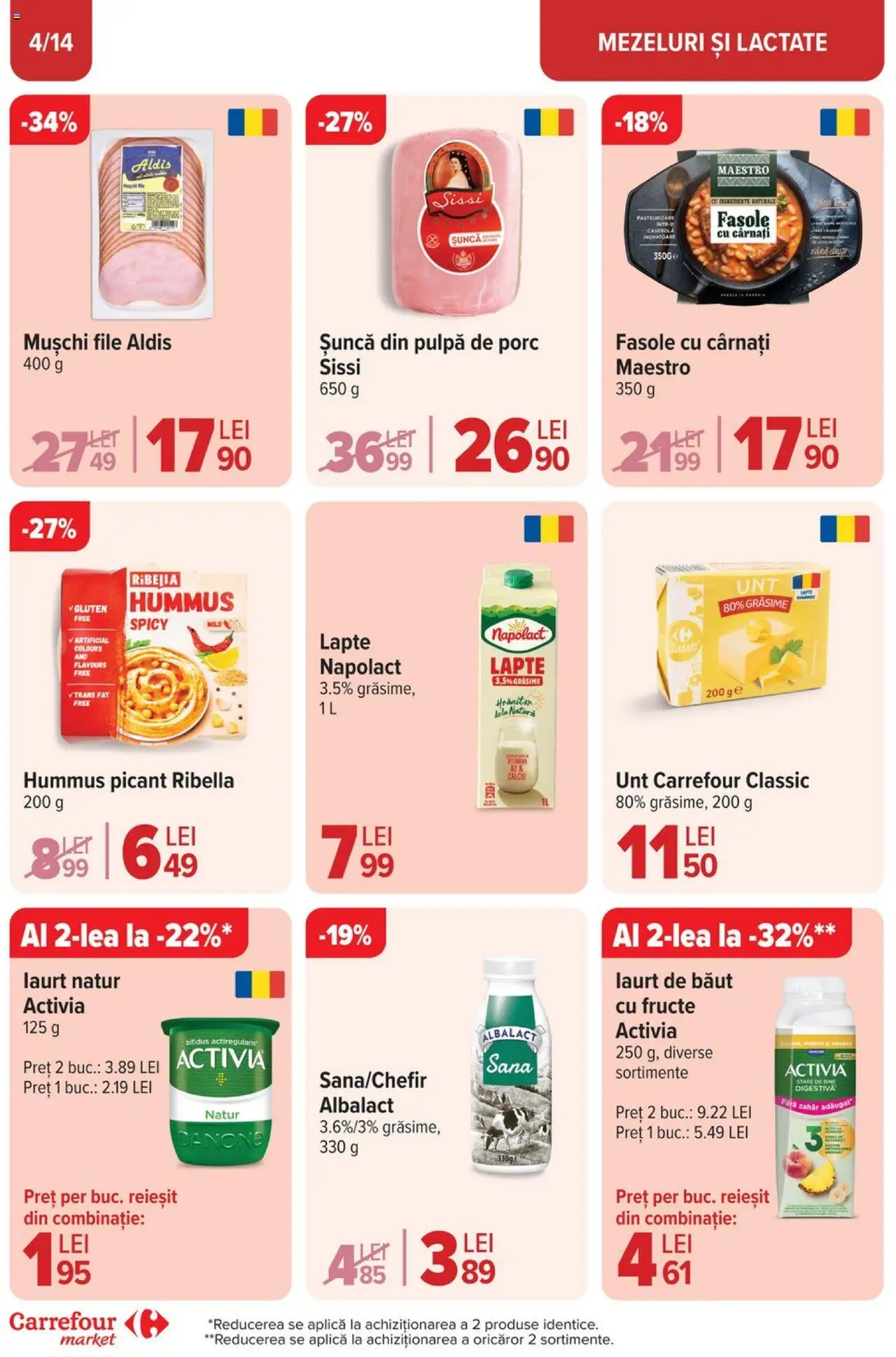 Catalog Carrefour 5 - 11 Februarie 2025 | Pagina 4 | Produse: Lapte, Unt, Ananas, Fructe