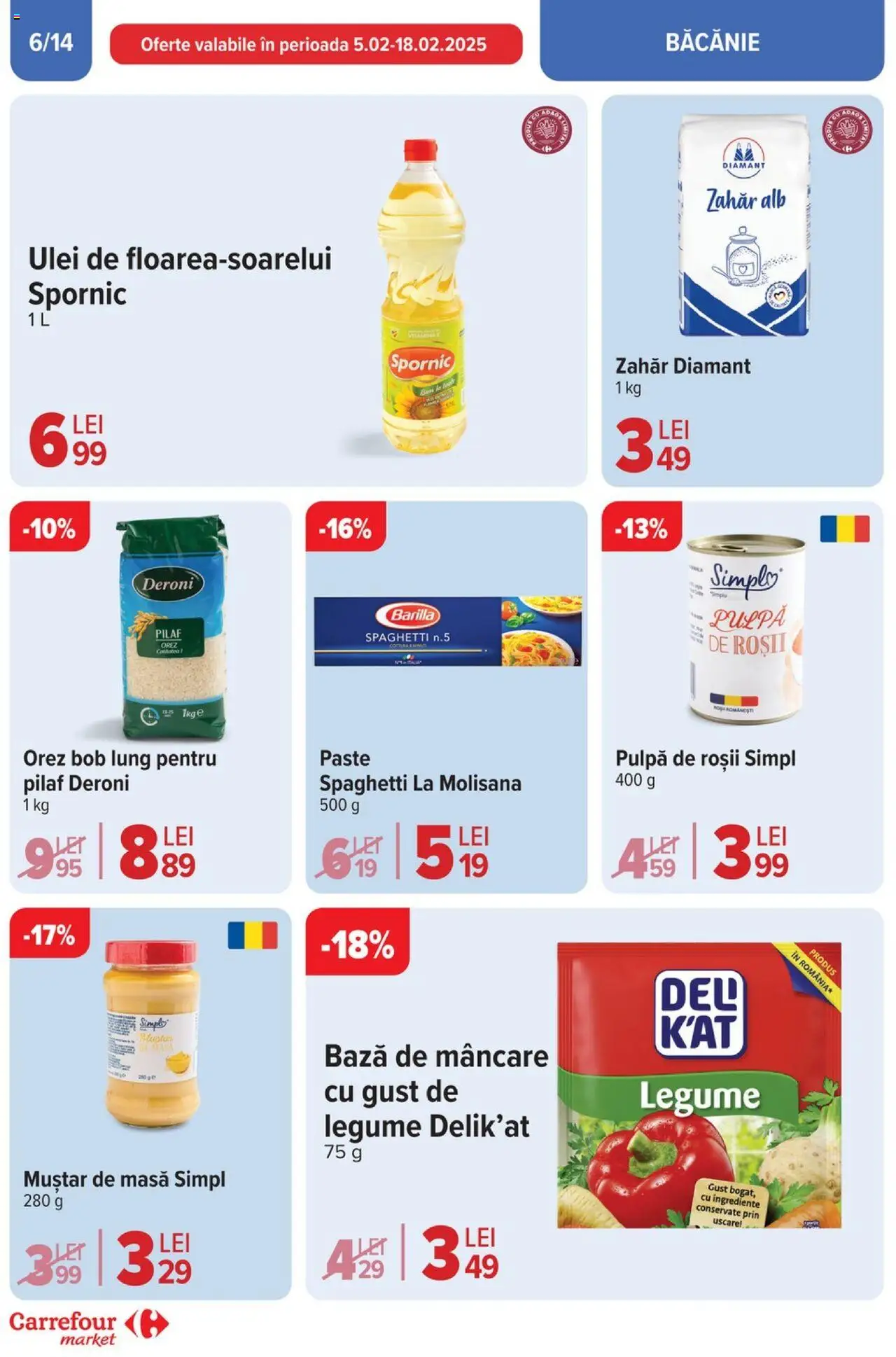 Catalog Carrefour 5 - 11 Februarie 2025 | Pagina 6 | Produse: Masă, Roșii, Legume, Zahăr