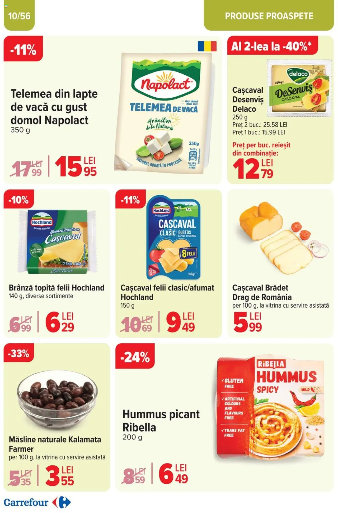 Catalog Carrefour 5 - 11 Februarie 2025 | Pagina 10 | Produse: Vitrină, Măsline, Lapte, Sare