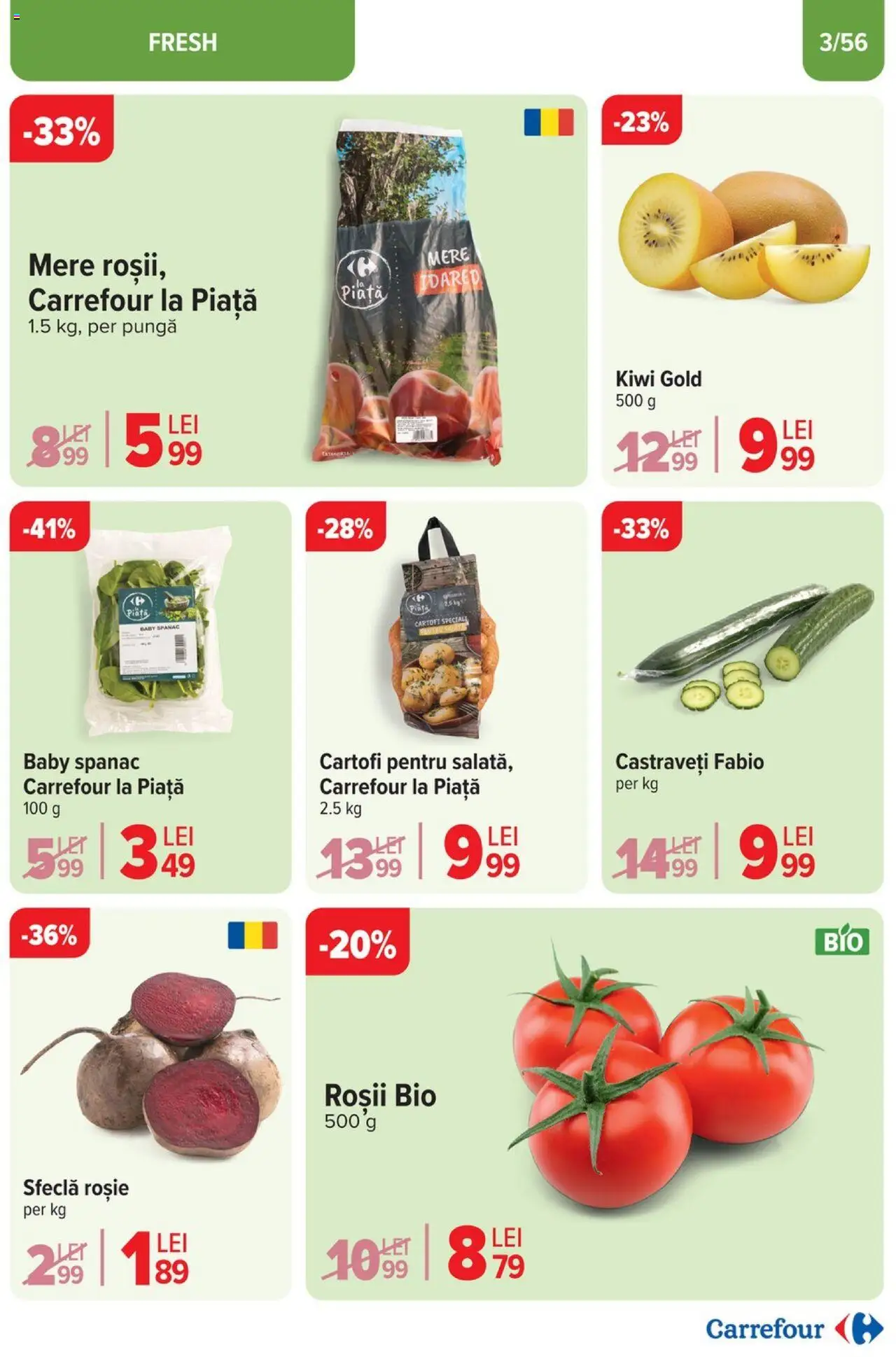 Catalog Carrefour 5 - 11 Februarie 2025 | Pagina 3 | Produse: Mere, Roșii, Castraveți, Sfeclă