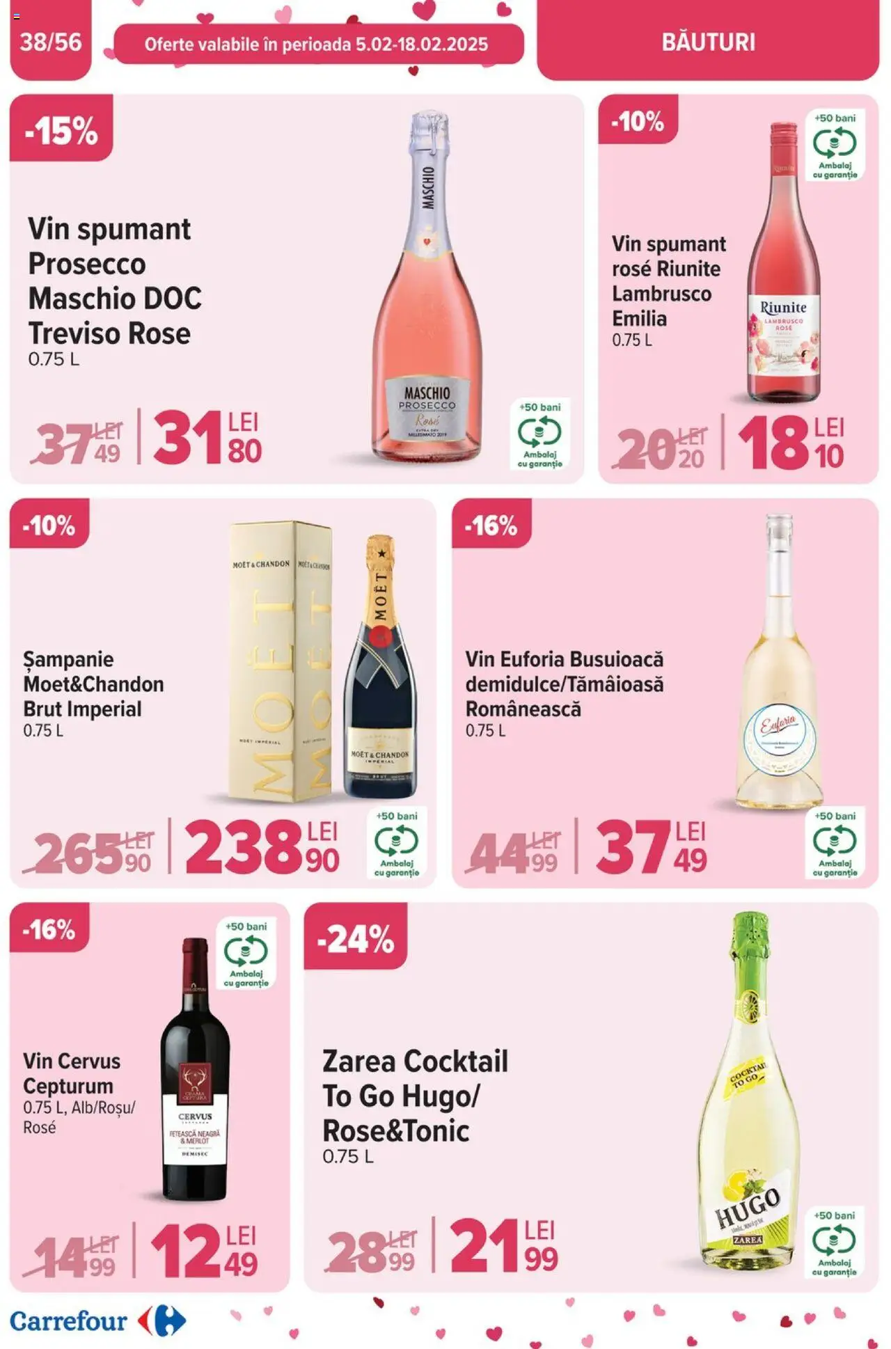 Catalog Carrefour 5 - 11 Februarie 2025 | Pagina 40 | Produse: Prosecco, Vin, Cocktail