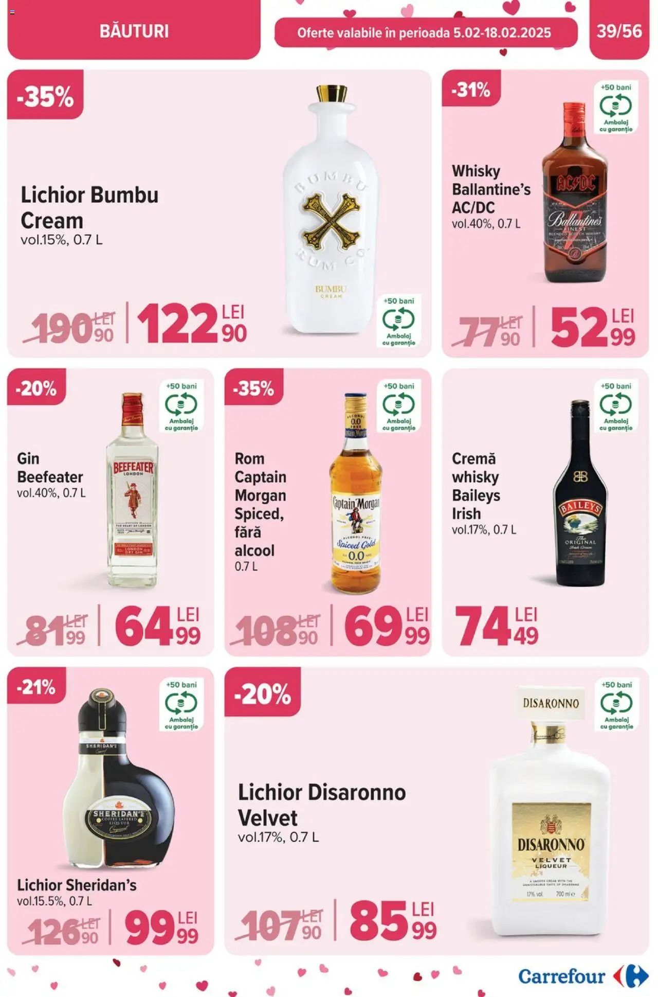 Catalog Carrefour 5 - 11 Februarie 2025 | Pagina 41 | Produse: Lichior, Cremă