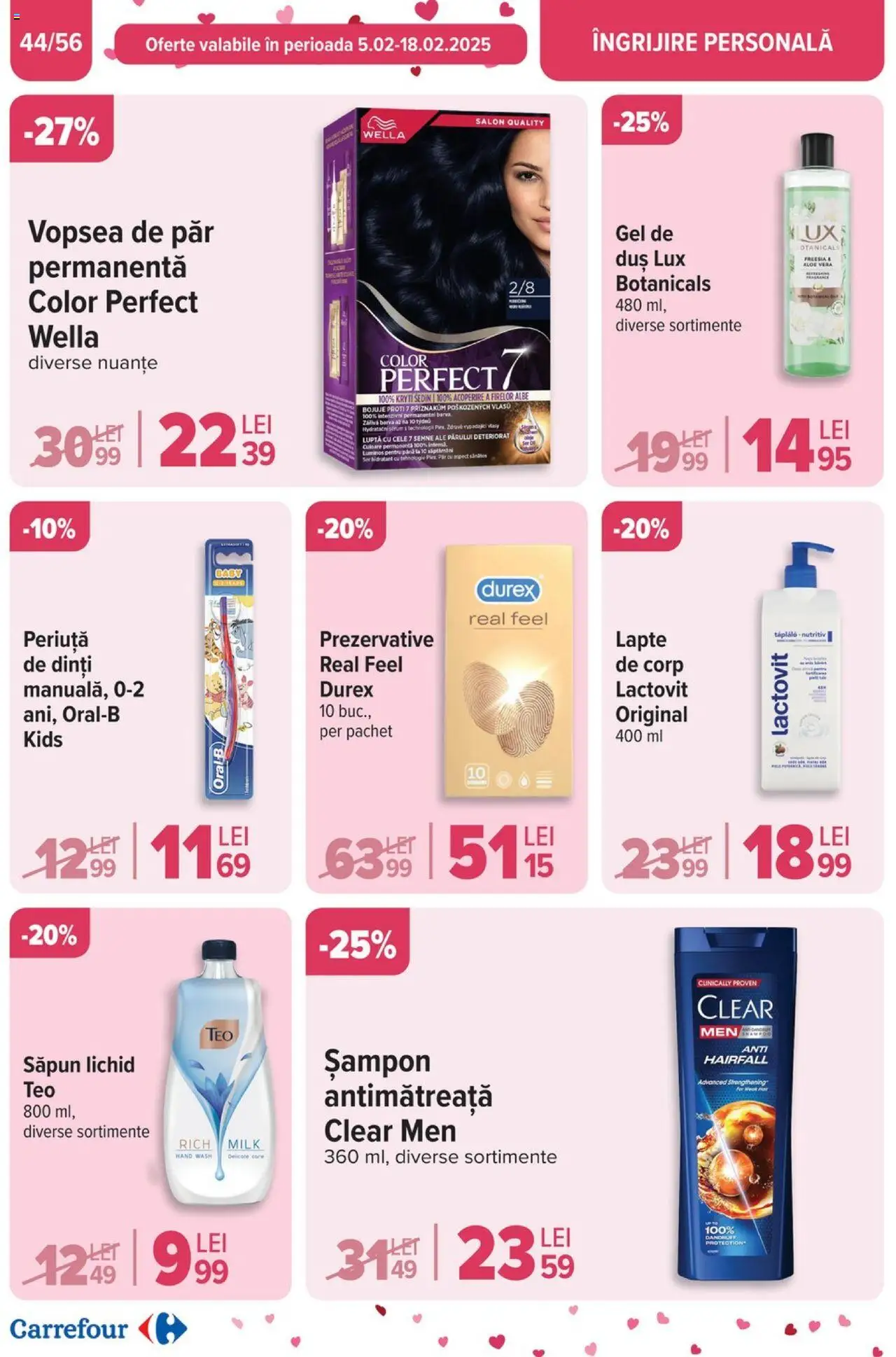 Catalog Carrefour 5 - 11 Februarie 2025 | Pagina 46 | Produse: Aloe vera, Vopsea, Șampon, Lapte