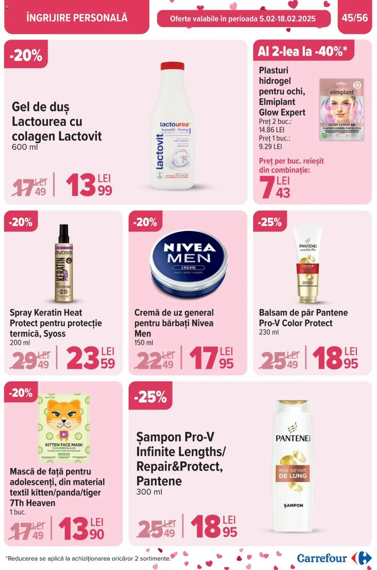 Catalog Carrefour 5 - 11 Februarie 2025 | Pagina 47 | Produse: Duș, Șampon, Balsam, Balsam de păr