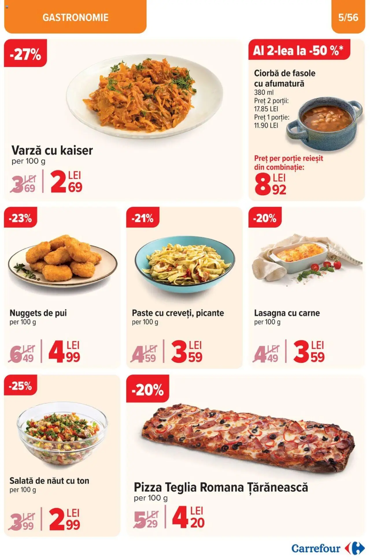 Catalog Carrefour 5 - 11 Februarie 2025 | Pagina 5 | Produse: Varză, Pizza, Paste, Salată