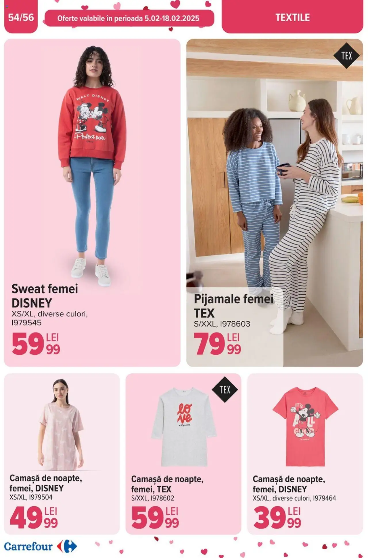 Catalog Carrefour 5 - 11 Februarie 2025 | Pagina 56 | Produse: Pijamale