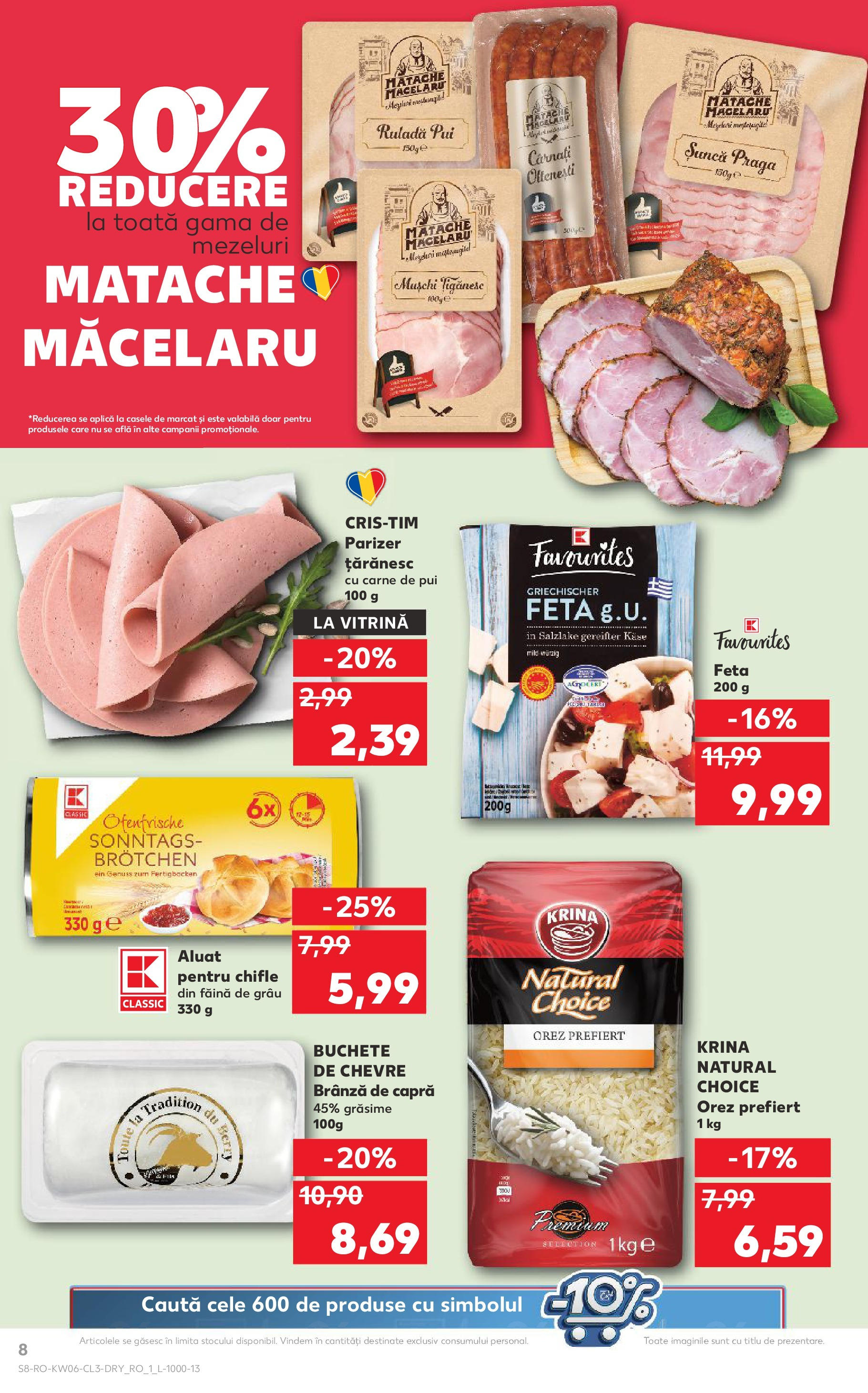 Catalog Kaufland 7 - 9 Februarie 2025 | Pagina 8 | Produse: Vitrină, Făină, Orez, Cârnați