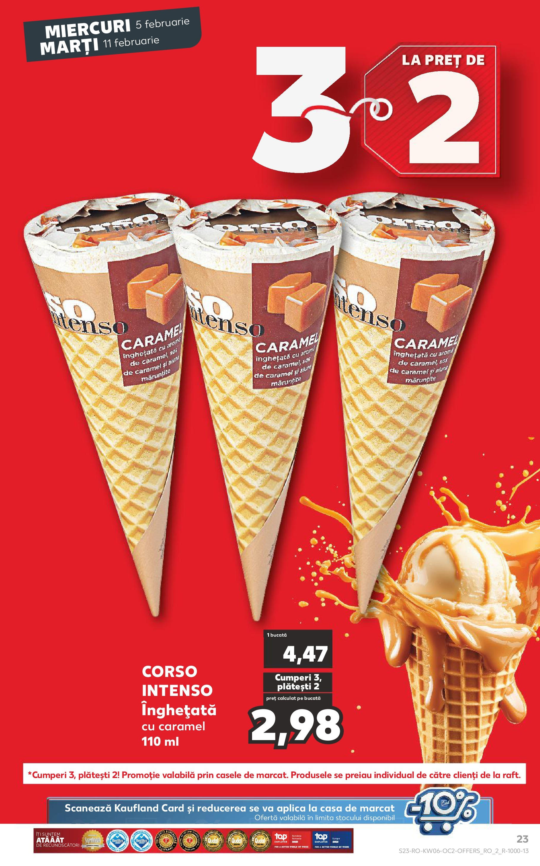 Catalog Kaufland 5 - 11 Februarie 2025 | Pagina 23 | Produse: Înghețată, Sos