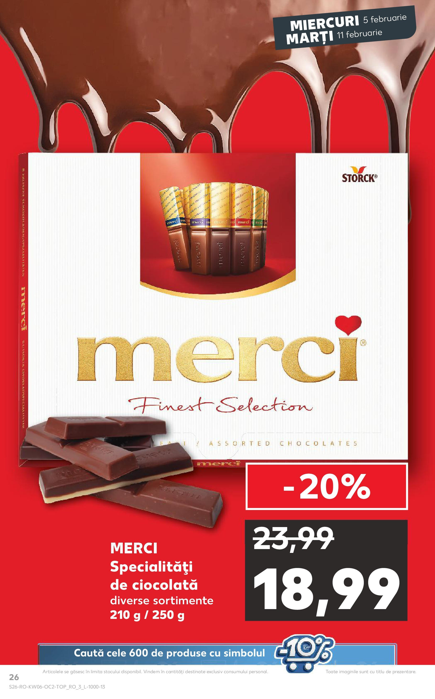 Catalog Kaufland 5 - 11 Februarie 2025 | Pagina 26 | Produse: Ciocolată