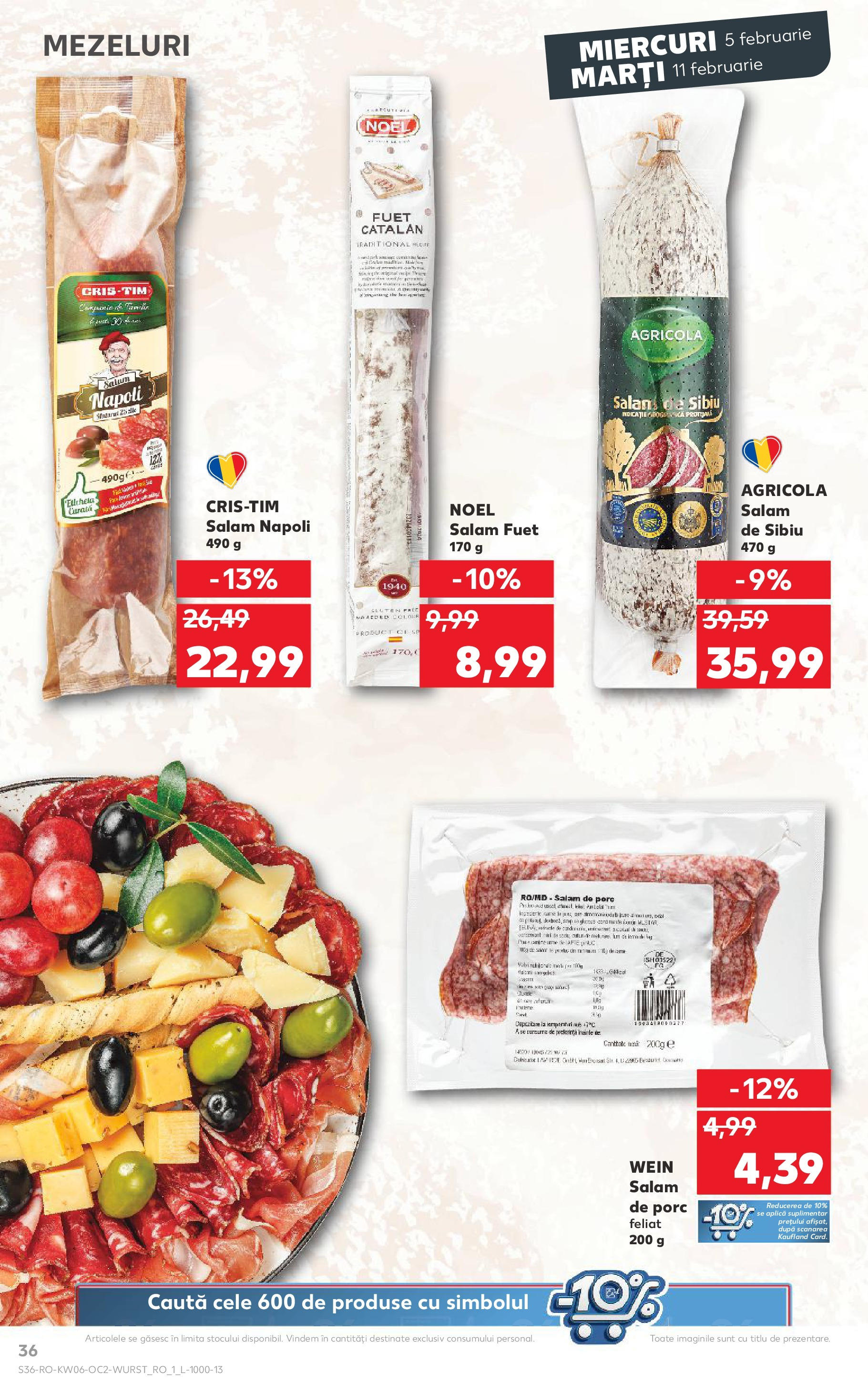 Catalog Kaufland 5 - 11 Februarie 2025 | Pagina 36 | Produse: Salam