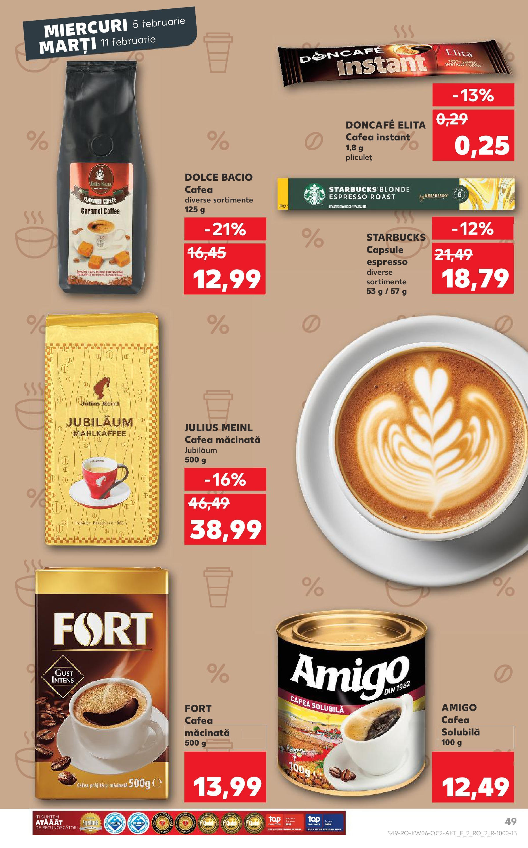 Catalog Kaufland 5 - 11 Februarie 2025 | Pagina 49 | Produse: Cafea