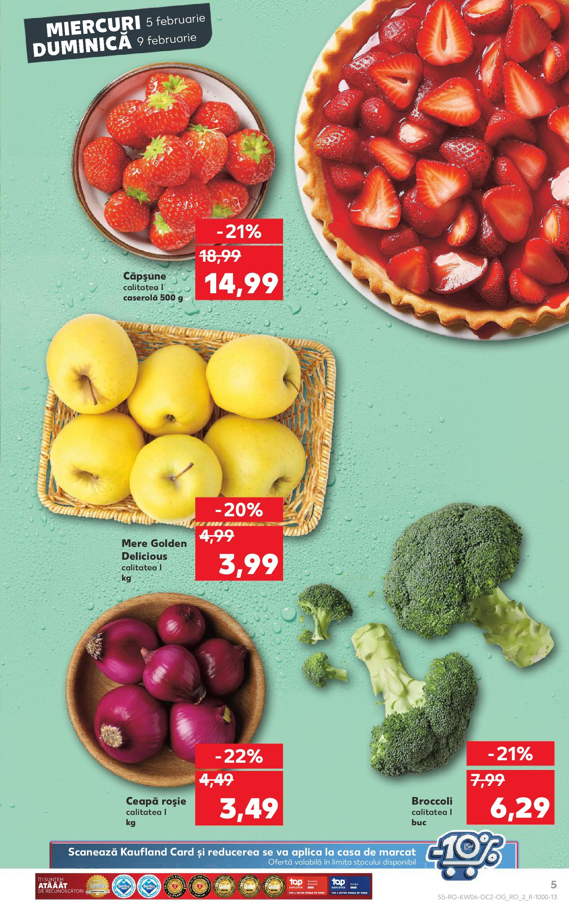 Catalog Kaufland 5 - 11 Februarie 2025 | Pagina 5 | Produse: Mere, Ceapă