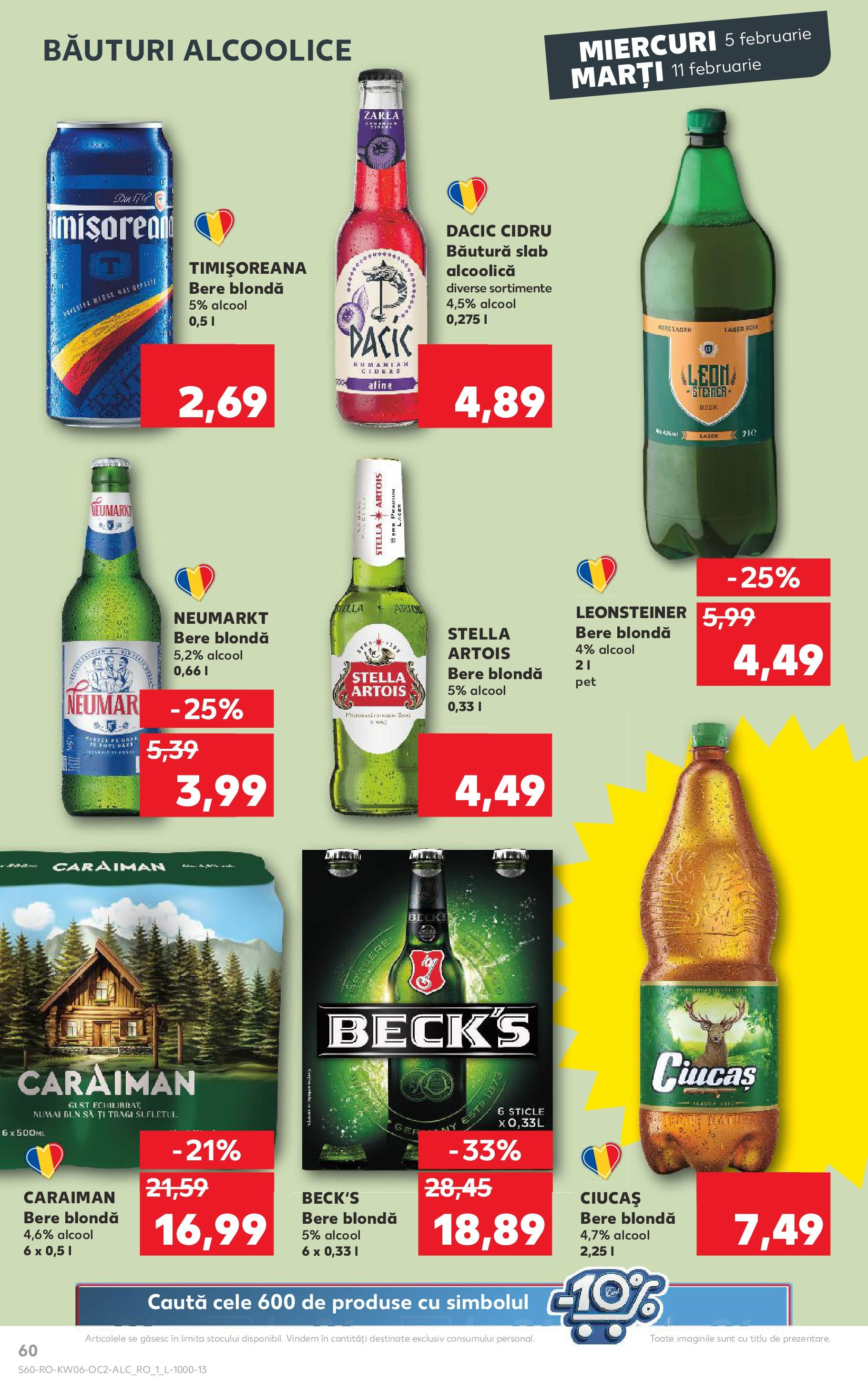 Catalog Kaufland 5 - 11 Februarie 2025 | Pagina 60 | Produse: Bere