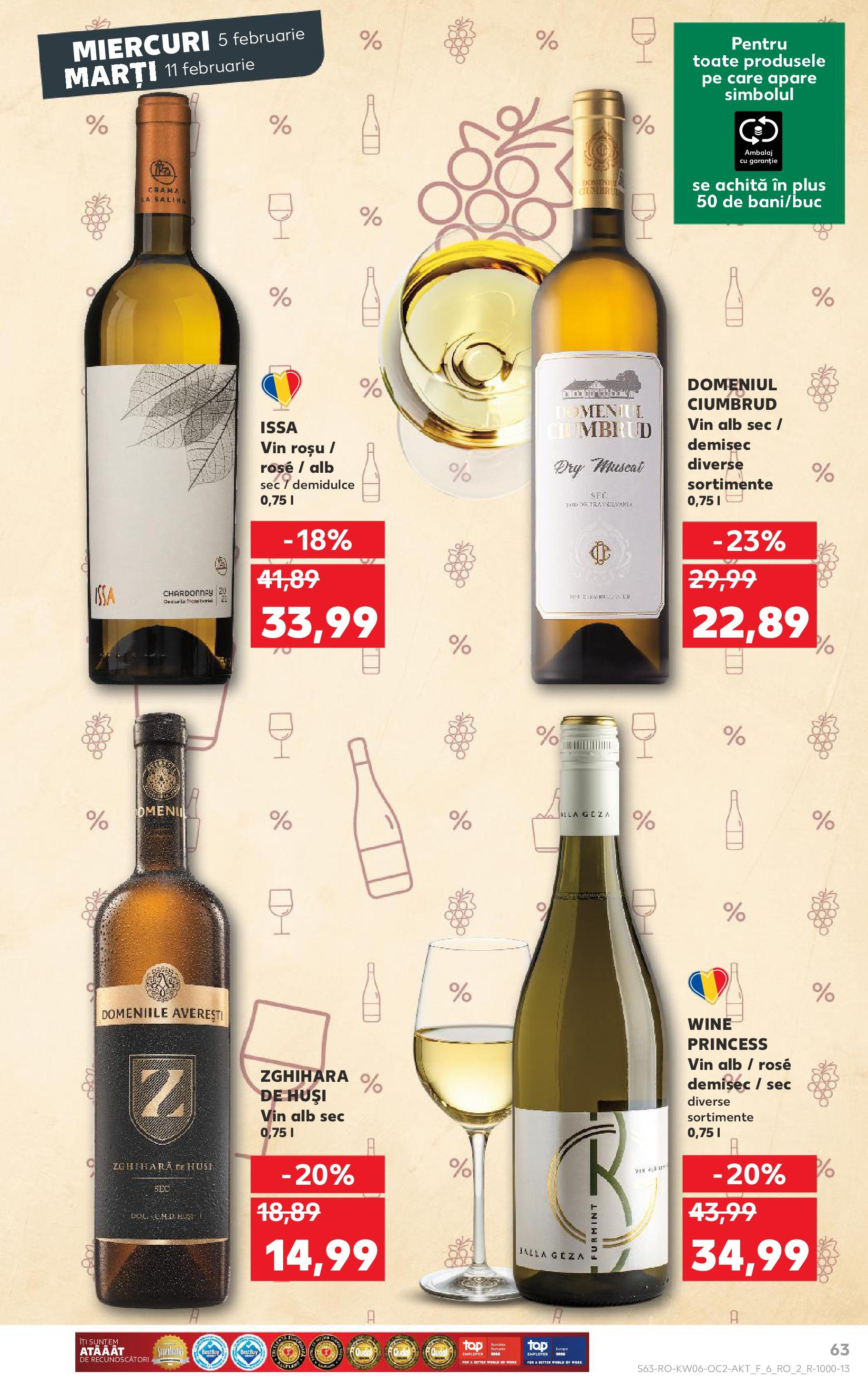 Catalog Kaufland 5 - 11 Februarie 2025 | Pagina 63 | Produse: Vin