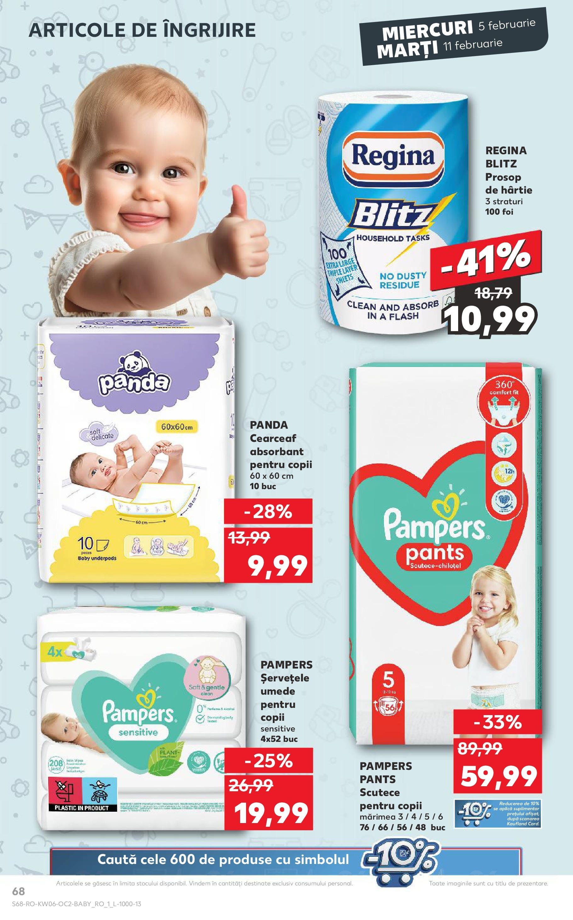 Catalog Kaufland 5 - 11 Februarie 2025 | Pagina 68 | Produse: Scutece