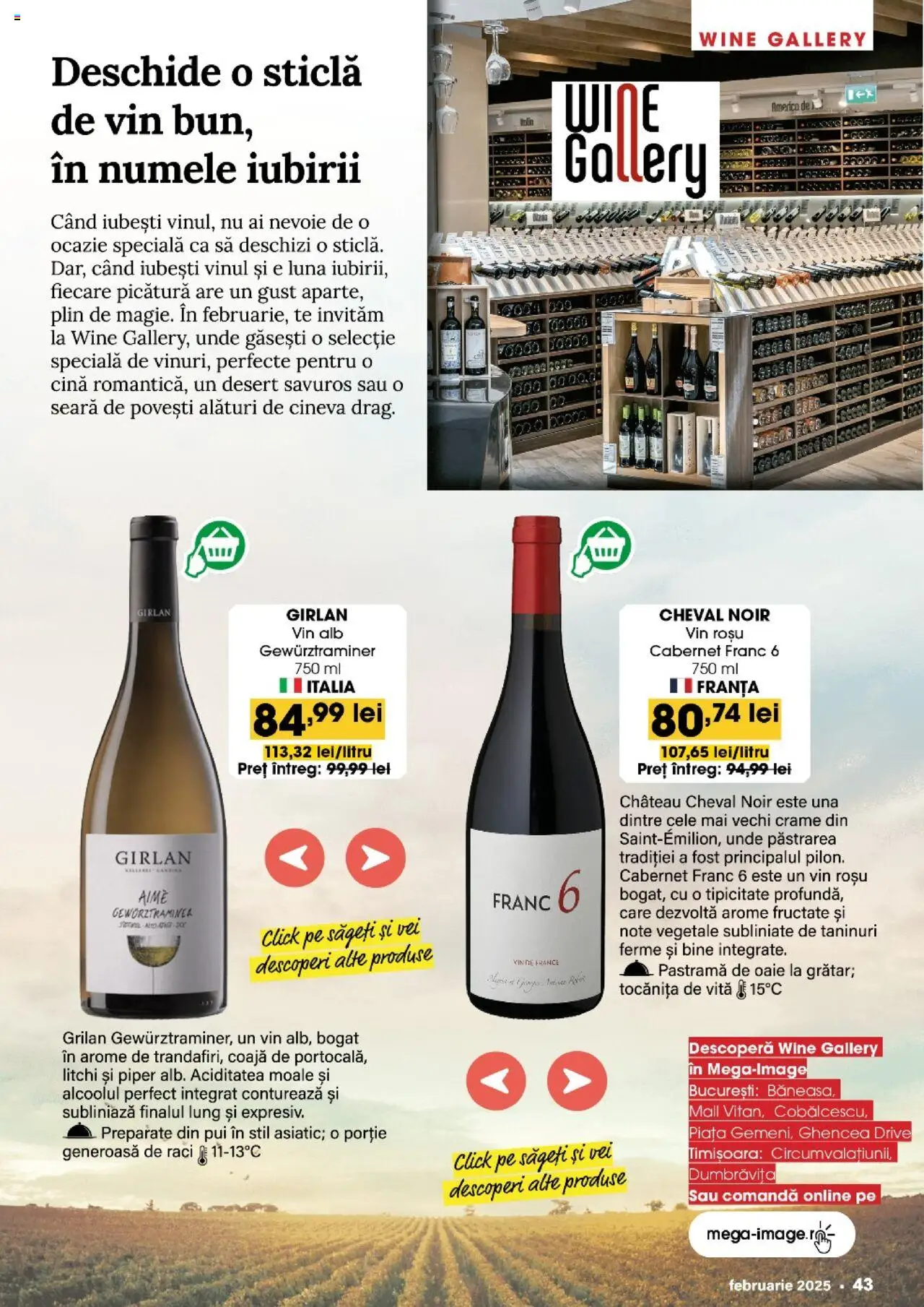 Catalog Mega Image 30 Ianuarie - 25 Februarie 2025 | Pagina 43 | Produse: Vin, Piper