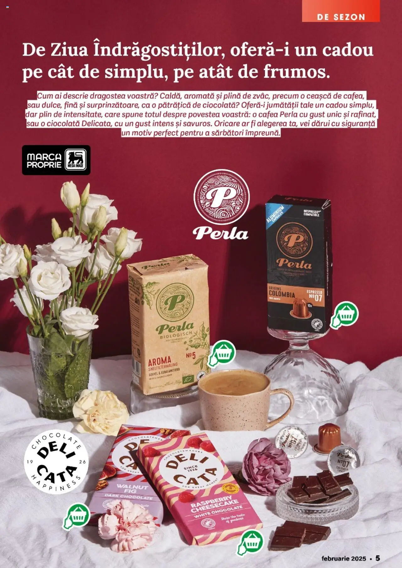 Catalog Mega Image 30 Ianuarie - 25 Februarie 2025 | Pagina 5 | Produse: Cafea, Ciocolată