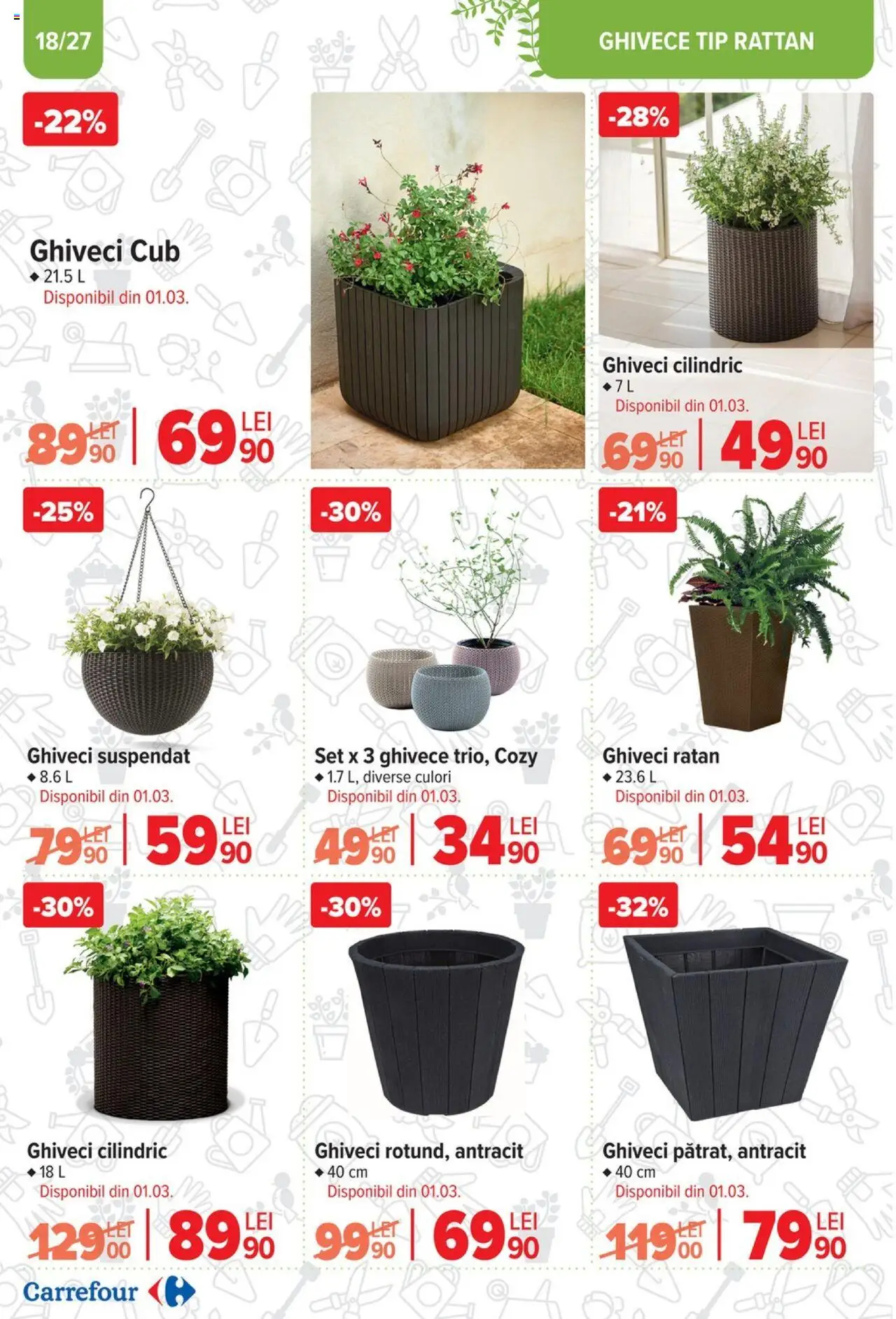 Catalog Carrefour 12 Februarie - 11 Martie 2025 | Pagina 18 | Produse: Ghiveci