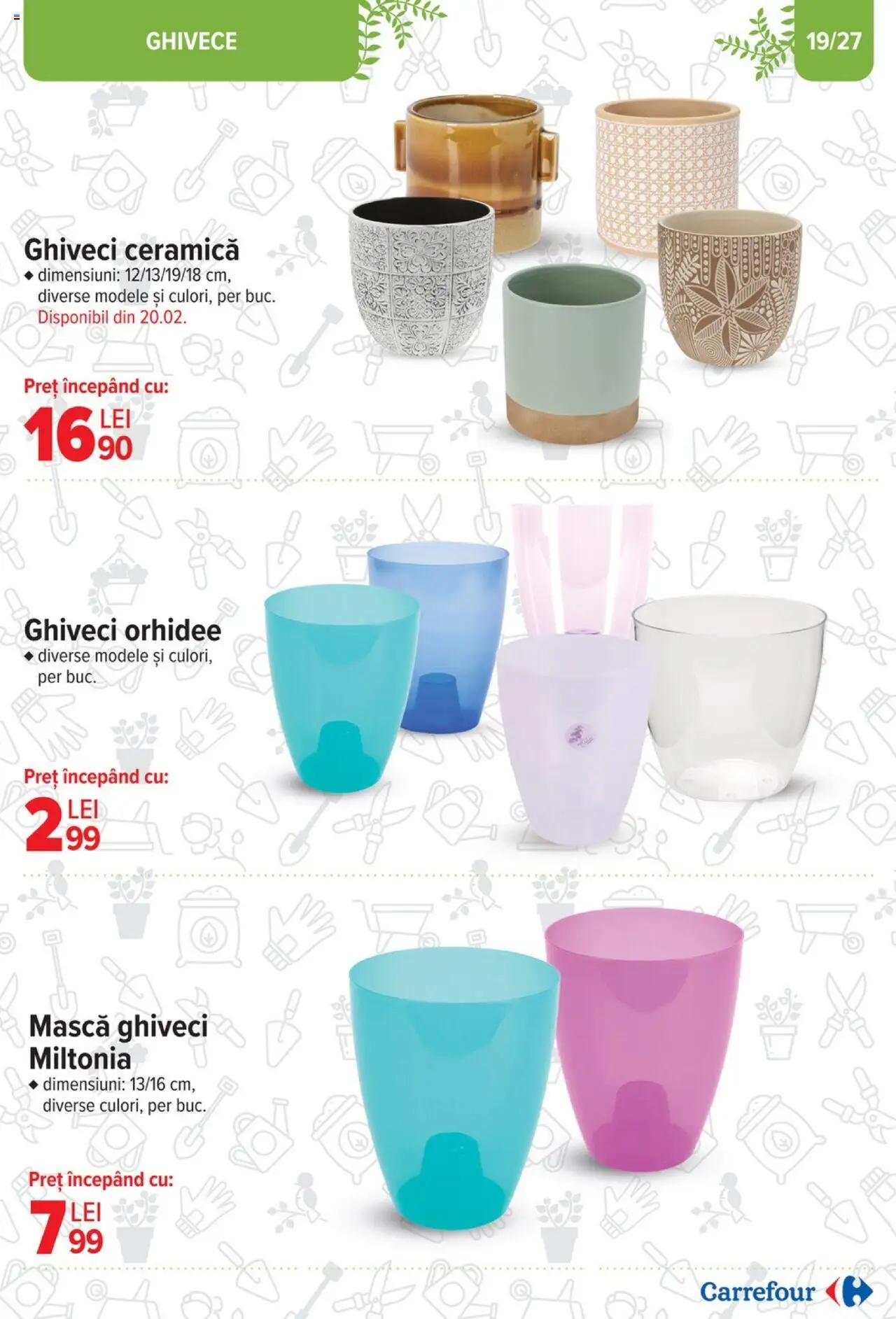 Catalog Carrefour 12 Februarie - 11 Martie 2025 | Pagina 19 | Produse: Orhidee, Ghiveci