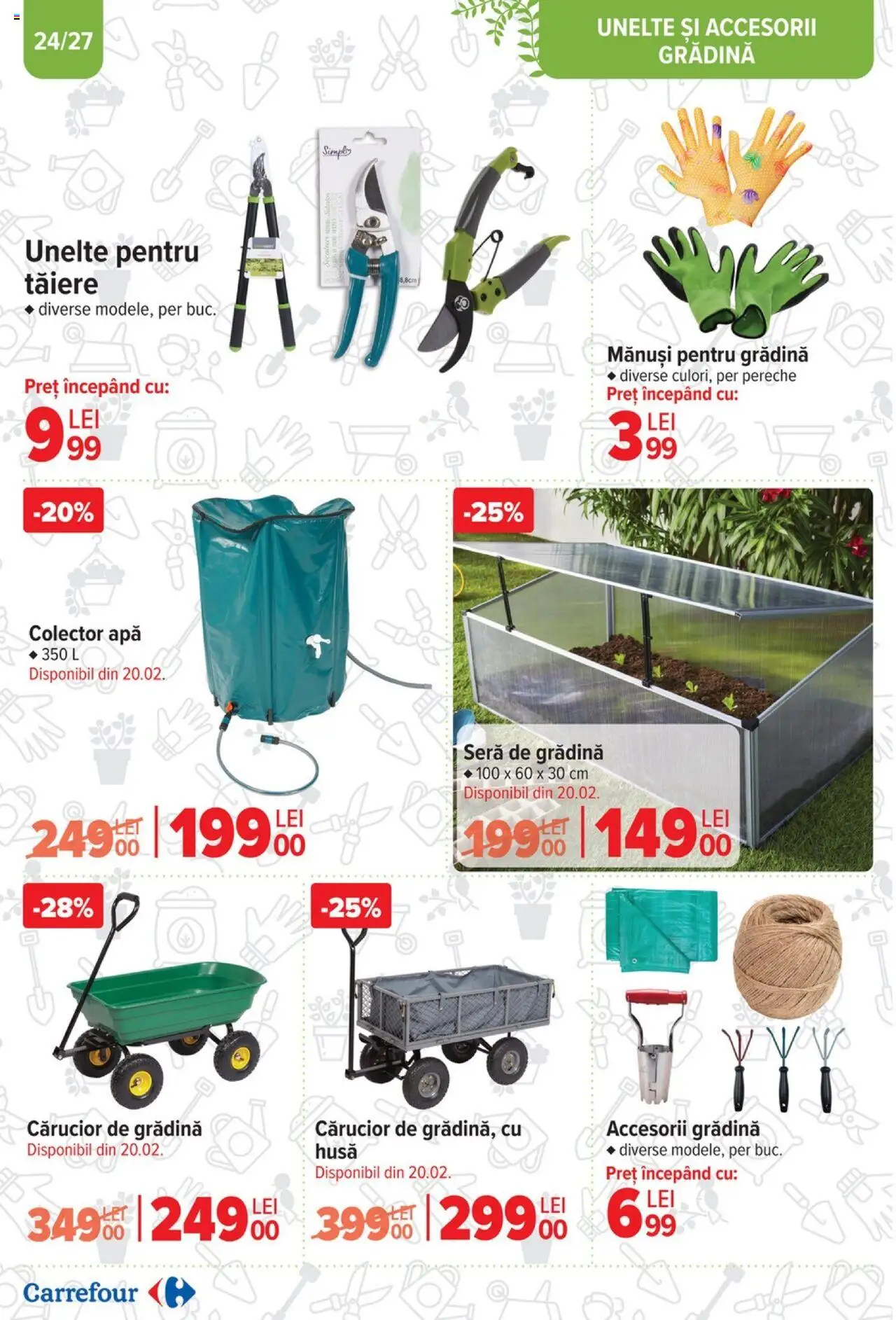 Catalog Carrefour 12 Februarie - 11 Martie 2025 | Pagina 24 | Produse: Mănuși, Apă