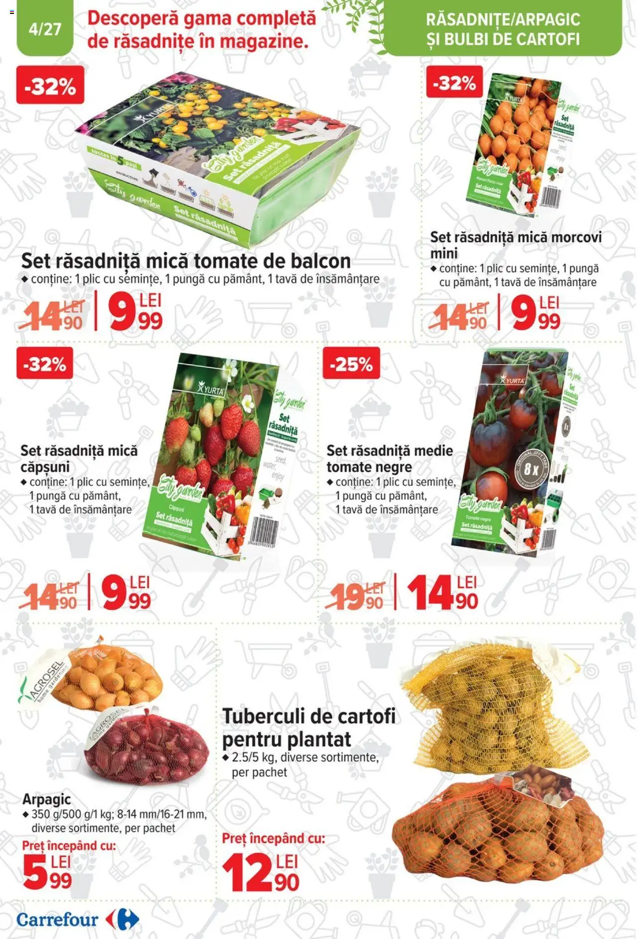 Catalog Carrefour 12 Februarie - 11 Martie 2025 | Pagina 4 | Produse: Pungă, Căpșuni, Morcovi, Cartofi